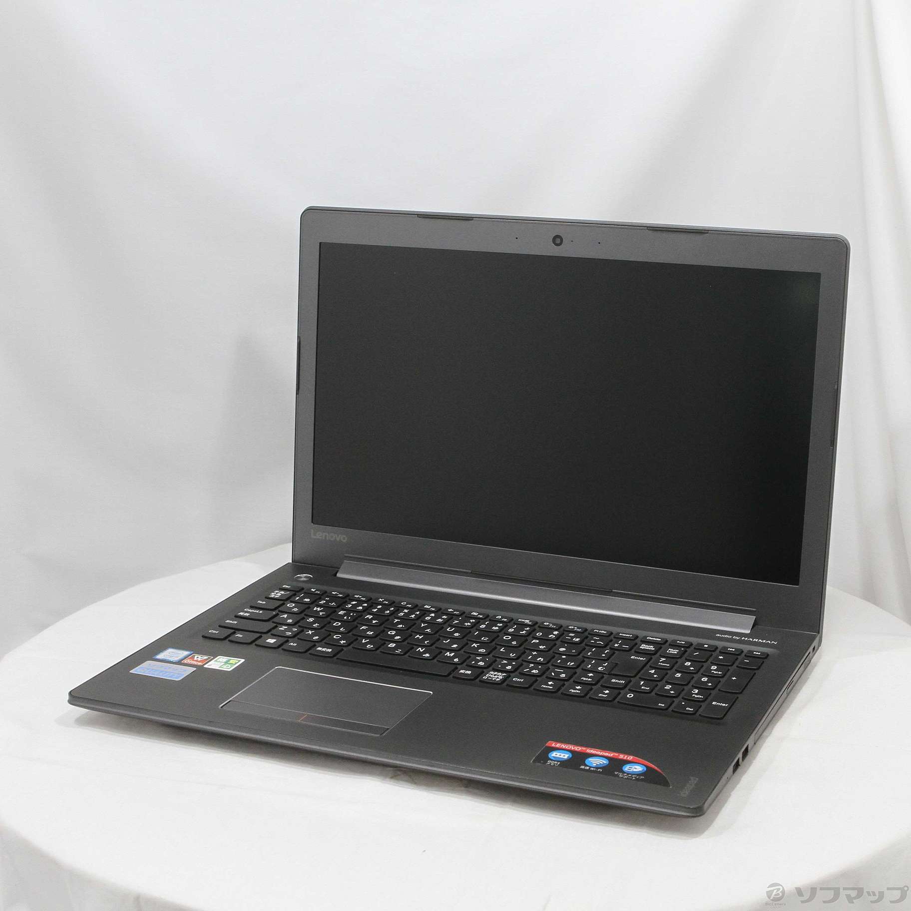 中古】格安安心パソコン ideapad 510 80SV000NJP ガンメタル 〔Windows 10〕 ［Core i3 7100U  (2.4GHz)／12GB／HDD250GB／15.6インチワイド］ [2133054958923] - リコレ！|ビックカメラグループ  ソフマップの中古通販サイト