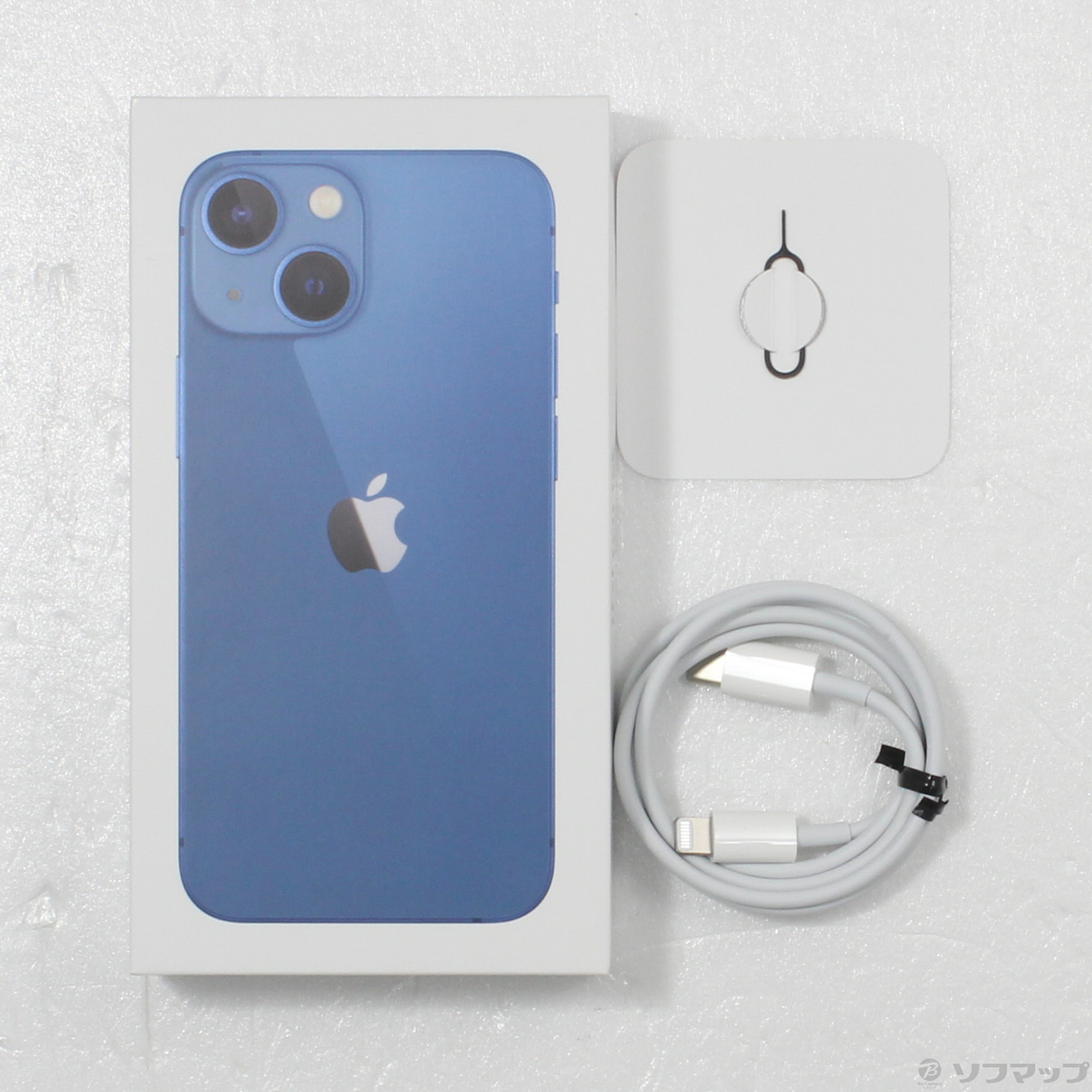 中古】iPhone13 mini 256GB ブルー MLJN3J／A SIMフリー