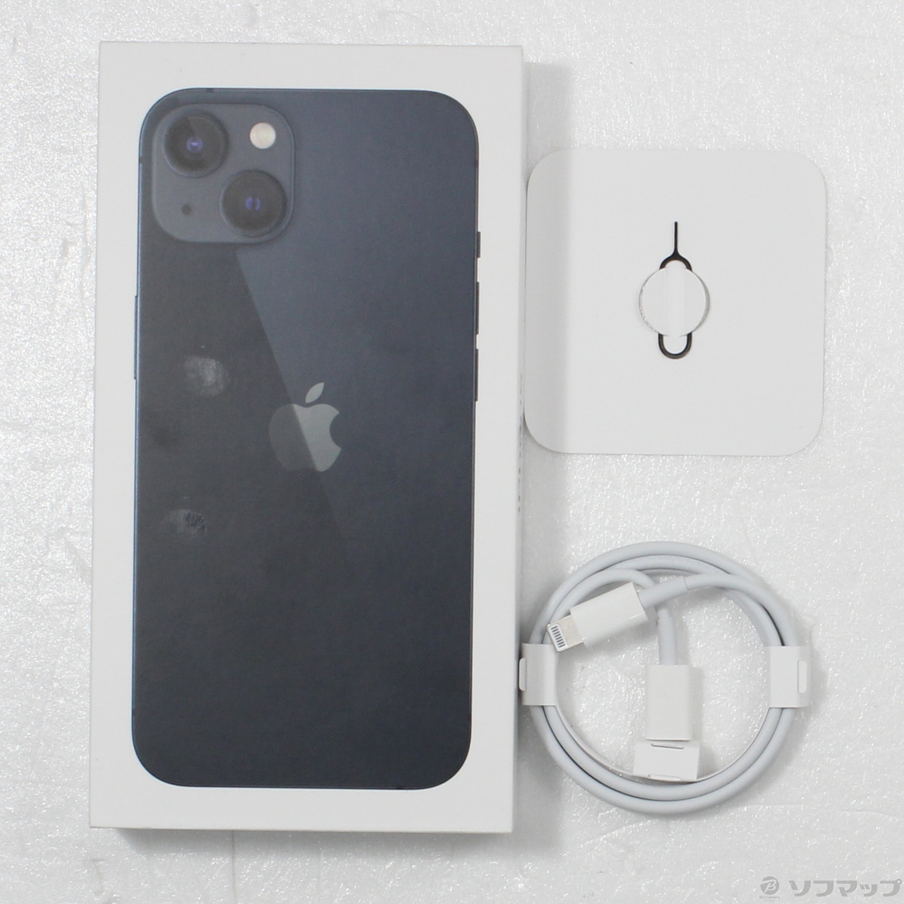 中古】iPhone13 256GB ミッドナイト MLNH3J／A SIMフリー