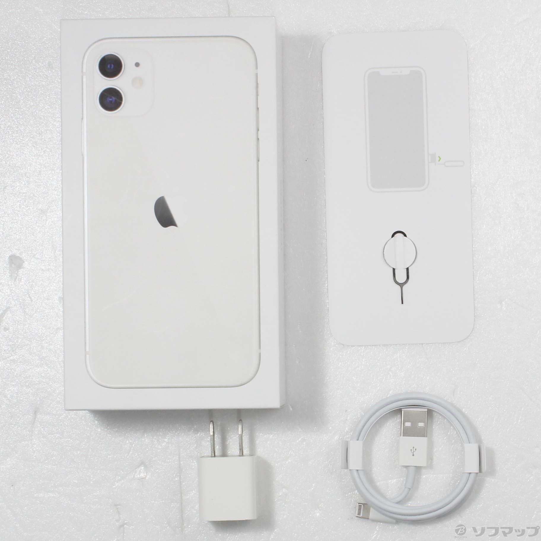 中古】iPhone11 64GB ホワイト MWLU2J／A SIMフリー [2133054983338] - リコレ！|ビックカメラグループ  ソフマップの中古通販サイト