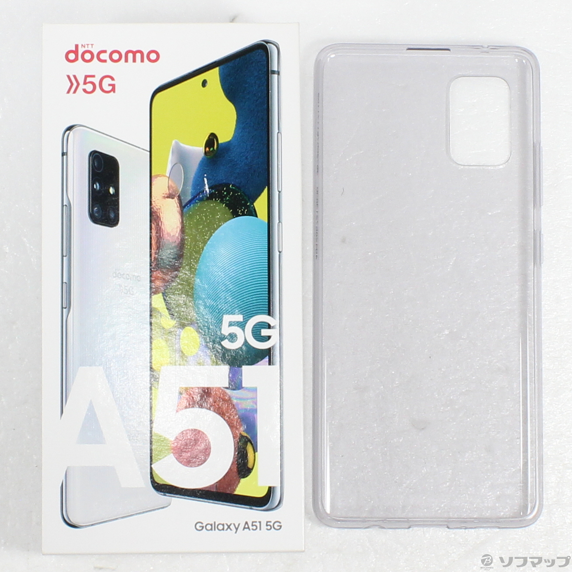 Galaxy A51 5G SC-54Aプリズムブリックスホワイト 熱っぽい 128 GB