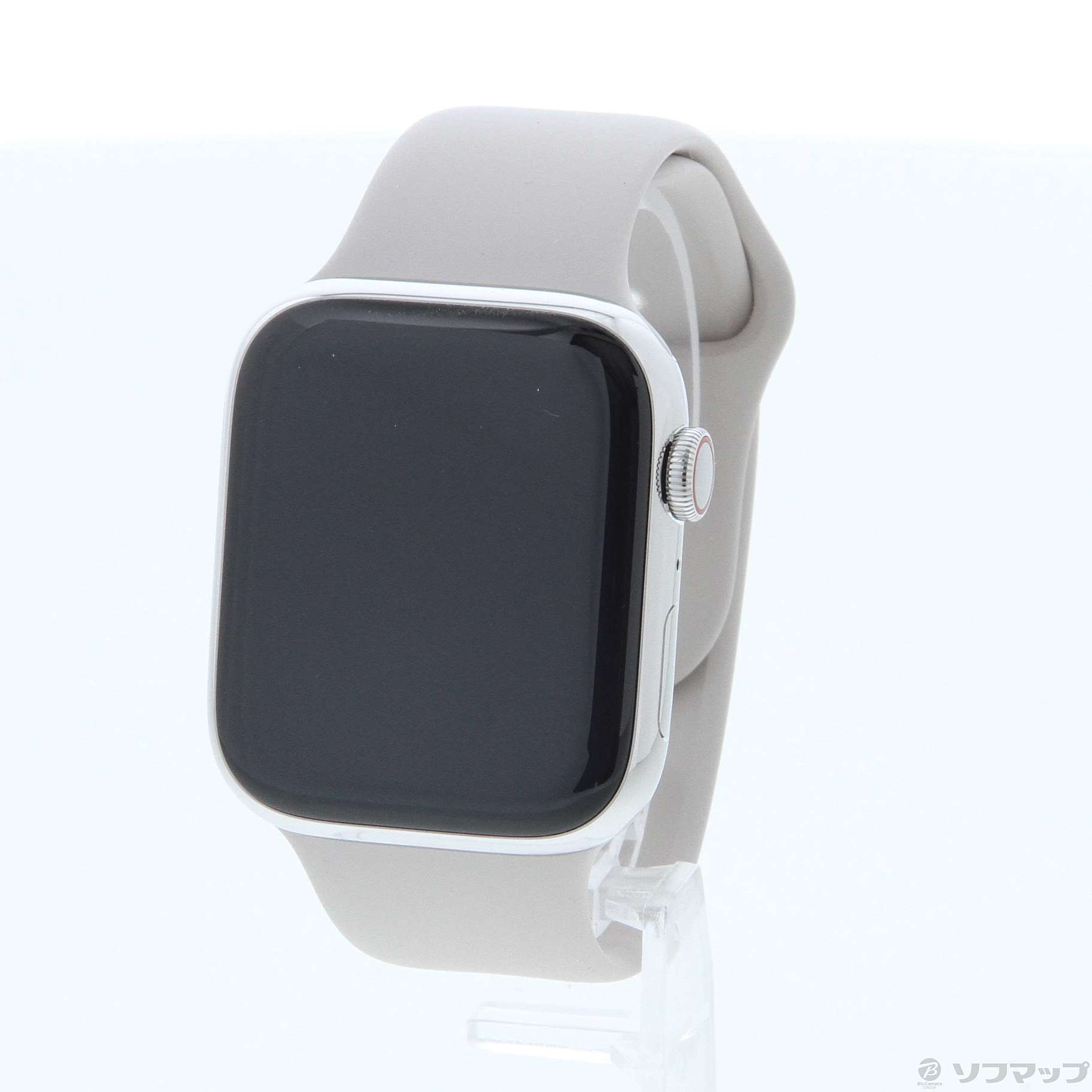 中古】Apple Watch Series 7 GPS + Cellular 45mm シルバーステンレス 