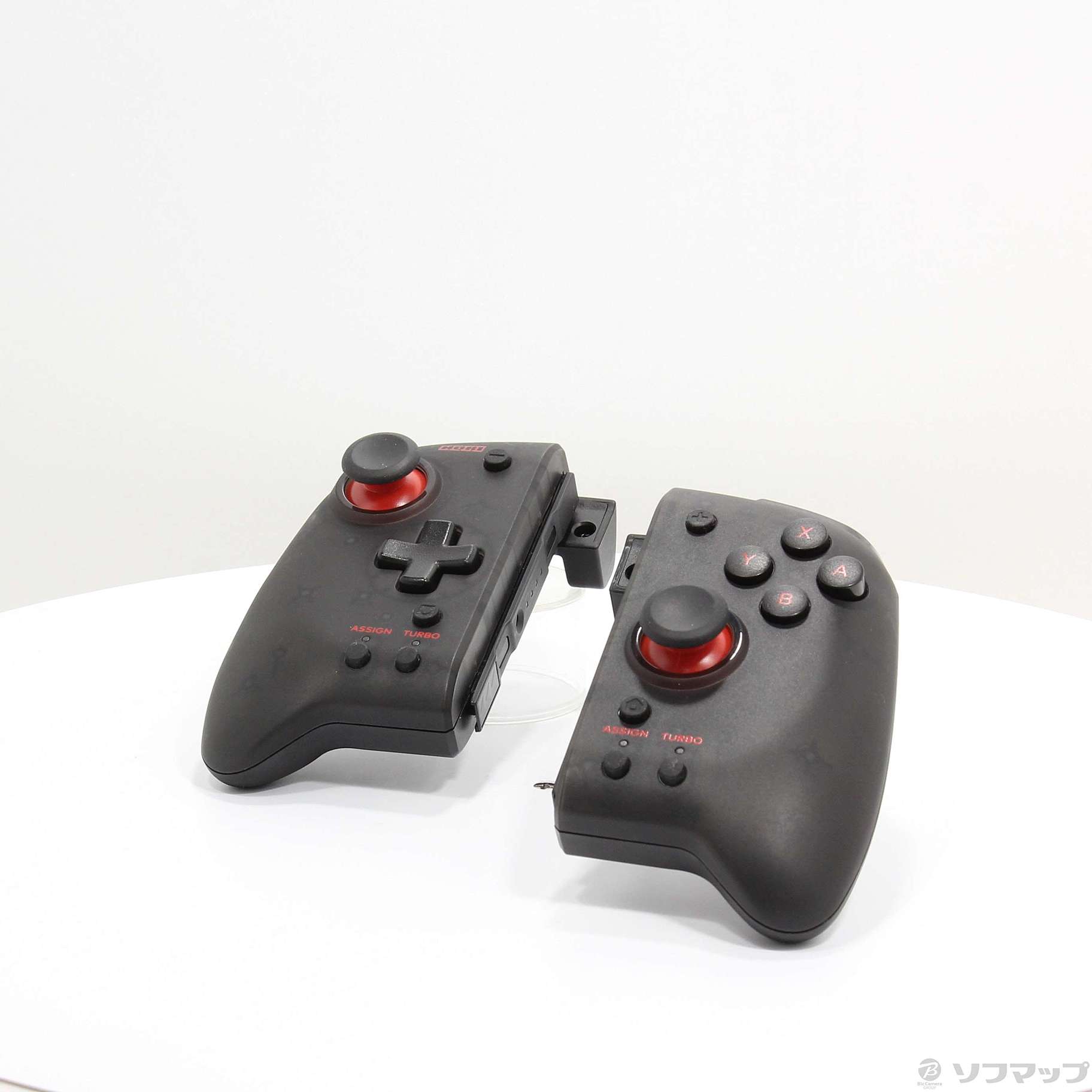 中古】グリップコントローラー for Nintendo Switch クリアブラック