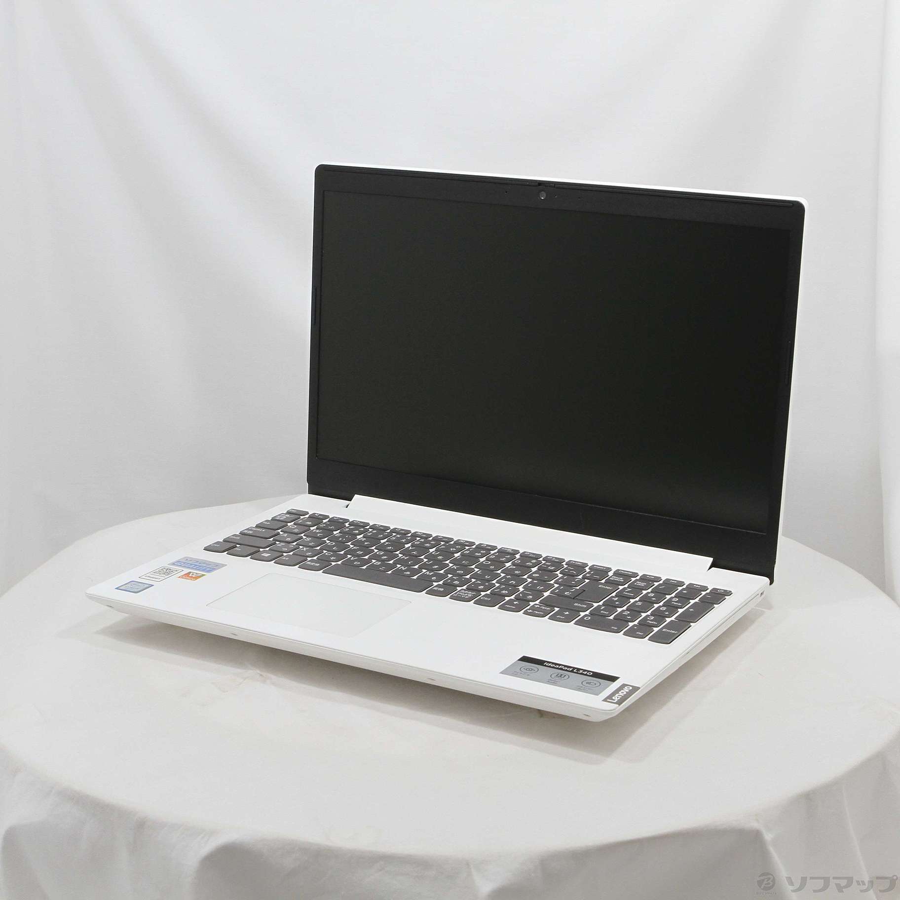 中古】ideapad L340 81LG00TJJP ブリザードホワイト 〔Windows 10
