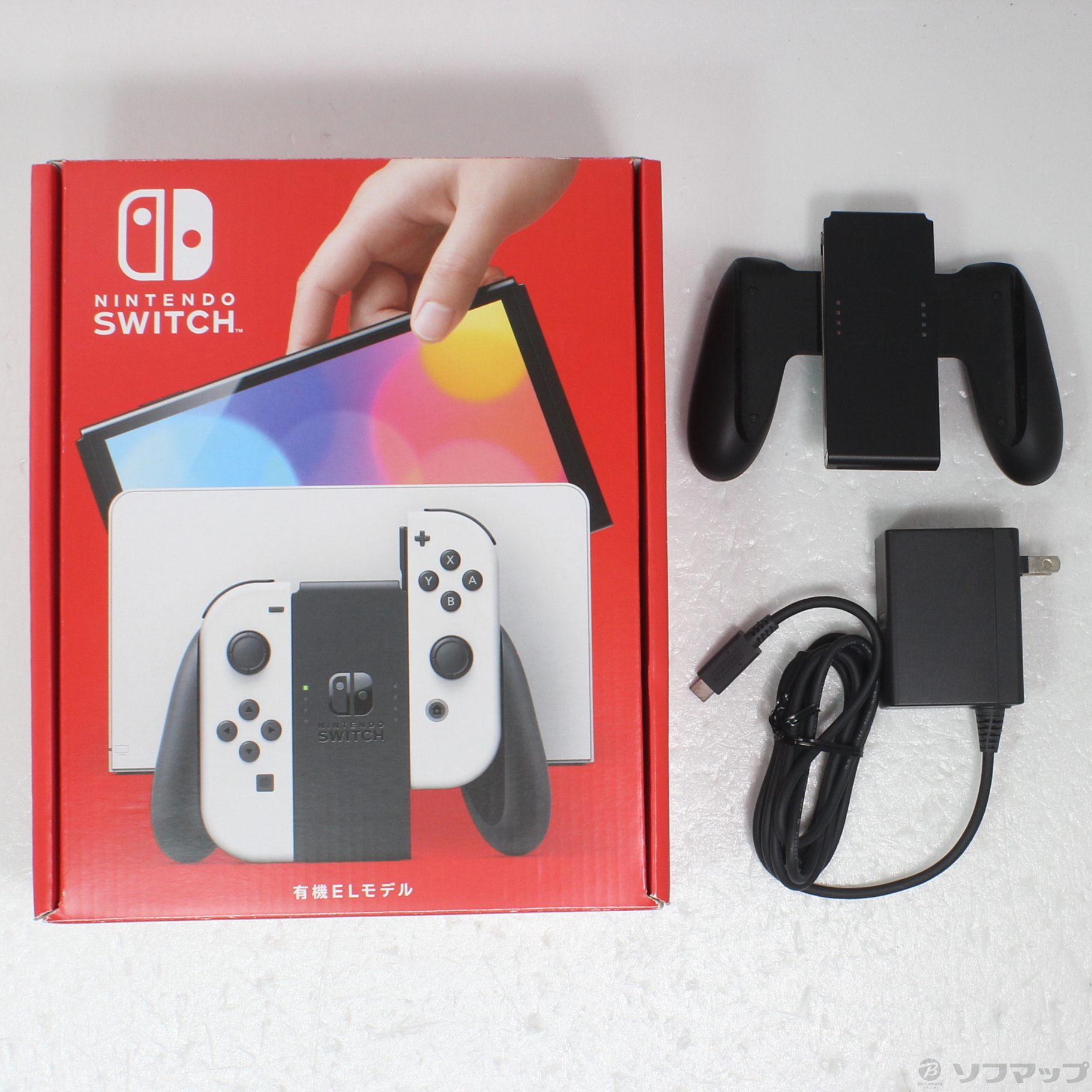 中古】Nintendo Switch 有機ELモデル Joy-Con(L)／(R) ホワイト