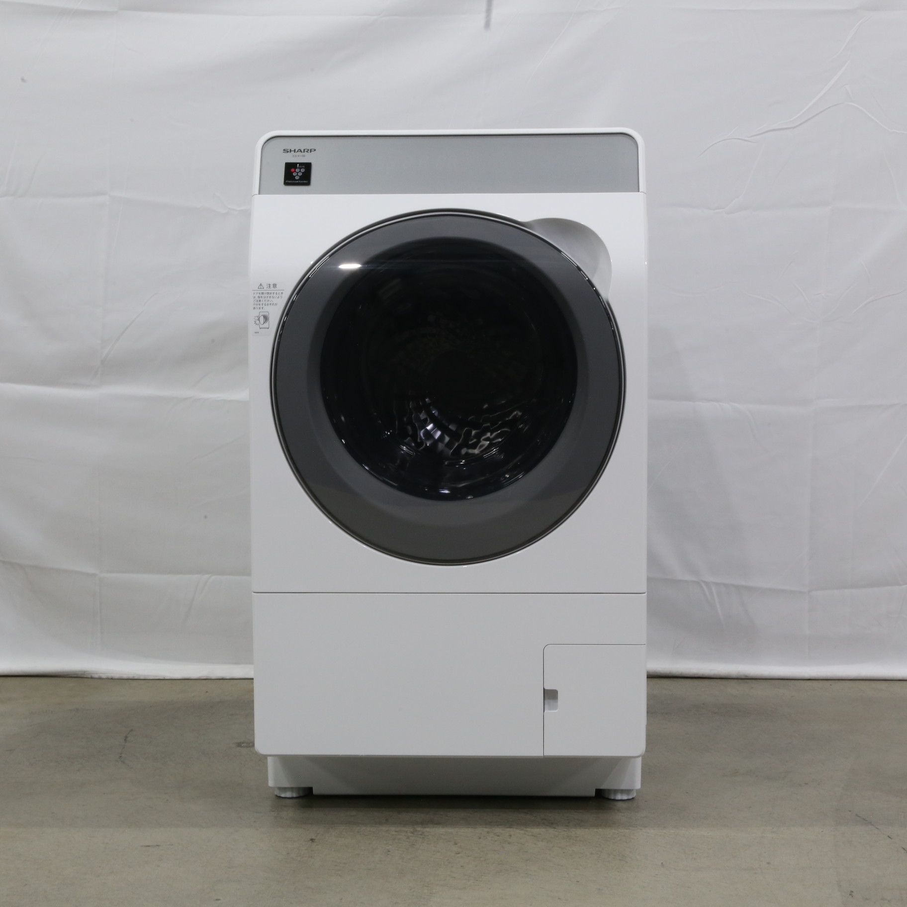 中古】〔展示品〕 ドラム式洗濯機 クリスタルホワイト ES-K10B-WL