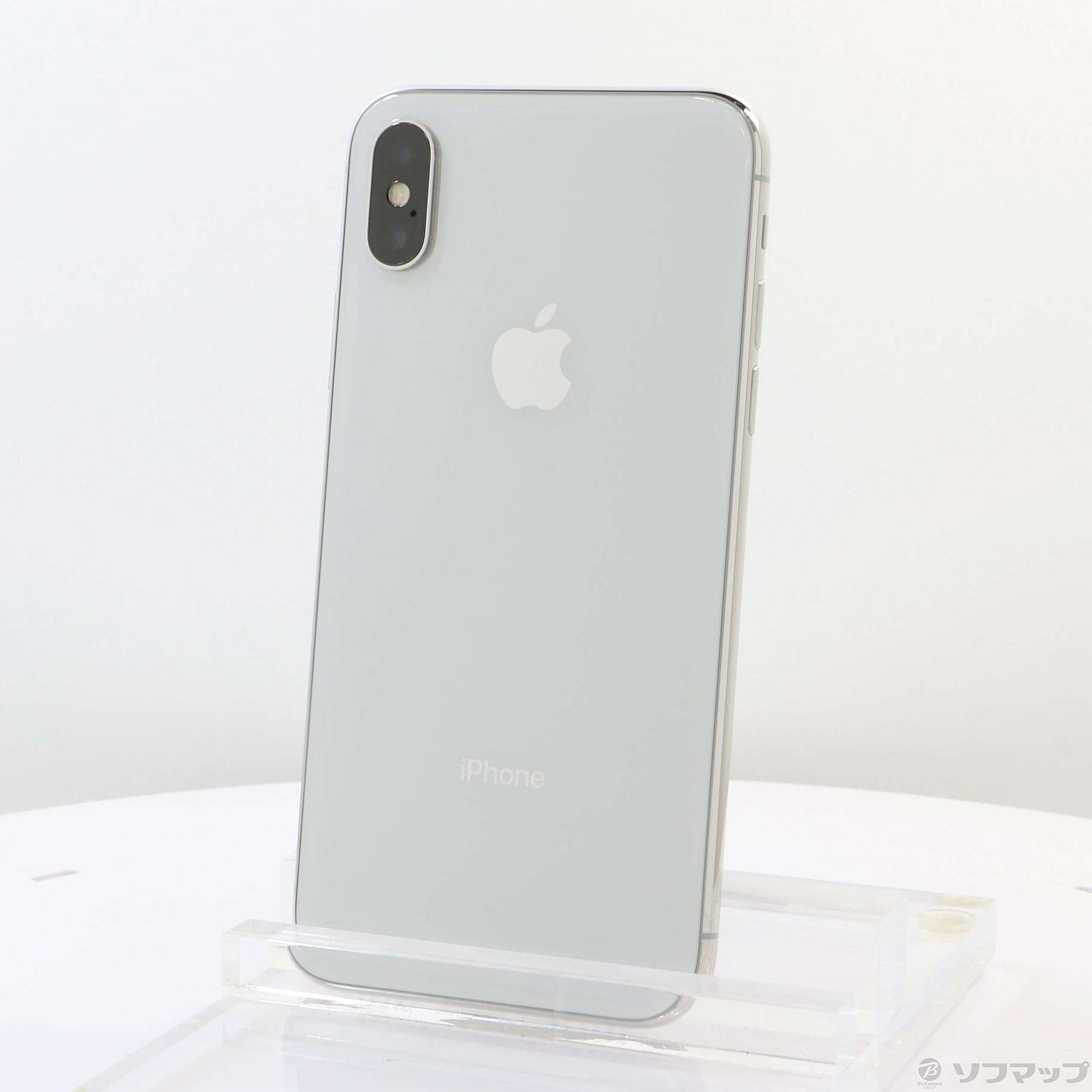 〔中古品〕 iPhoneX 64GB シルバー NQAY2J／A SIMフリー ［5.8インチ有機EL／Apple A11］