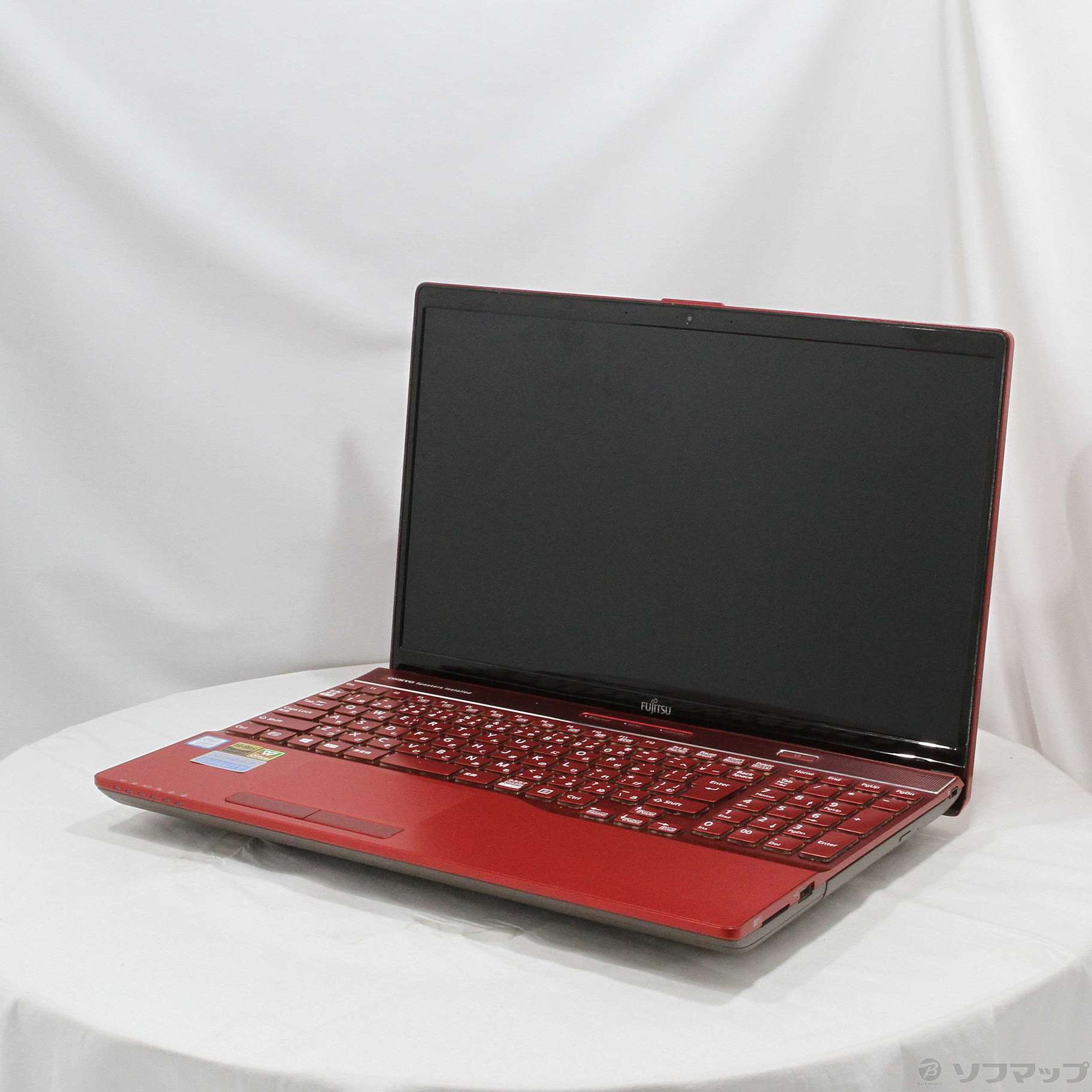 中古】LIFEBOOK WA3／C2 FMVWC2A37R ガーネットレッド 〔Windows 10 
