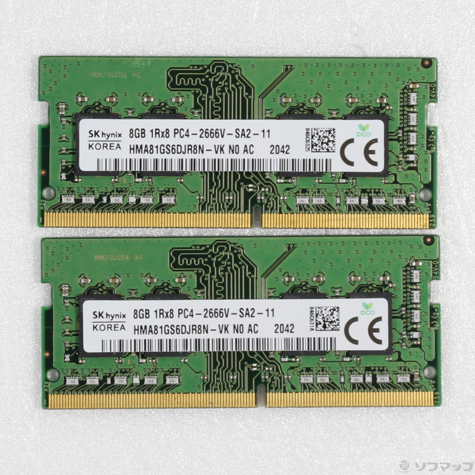 中古】260P SODIMM PC4-21300 DDR4-2666 16GB 8GB×2枚組 ...
