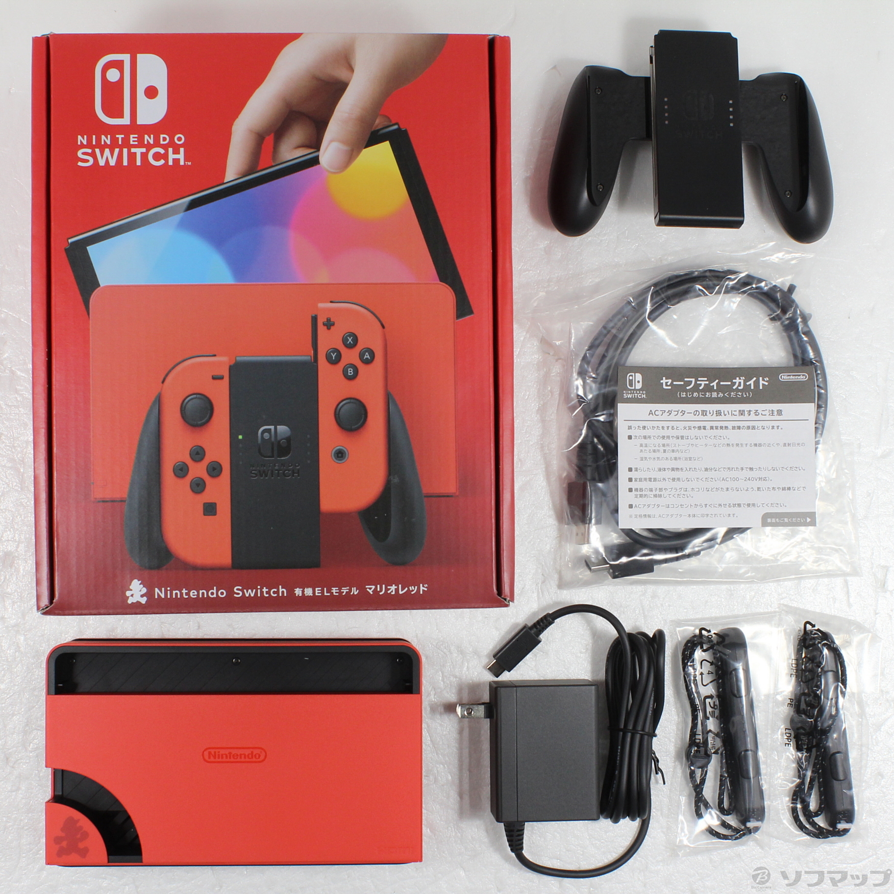 中古品〕 Nintendo Nintendo Switch 有機ELモデル マリオレッド｜の 