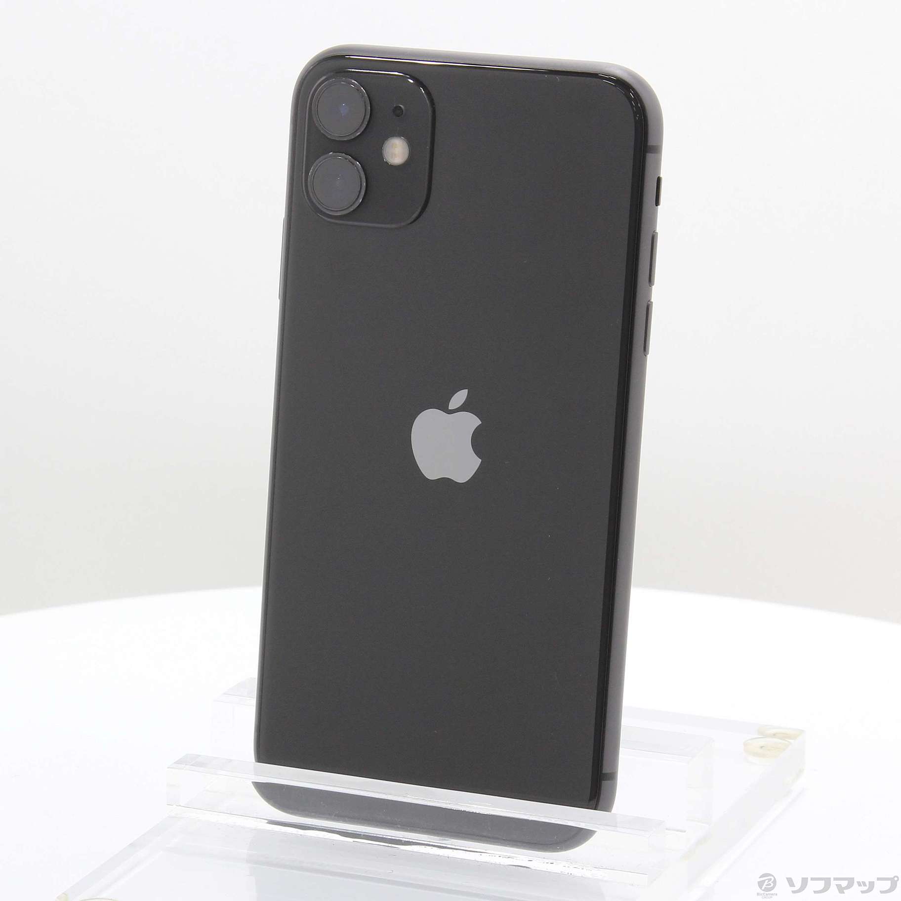 中古】iPhone11 64GB ブラック MWLT2J／A SIMフリー [2133055069147