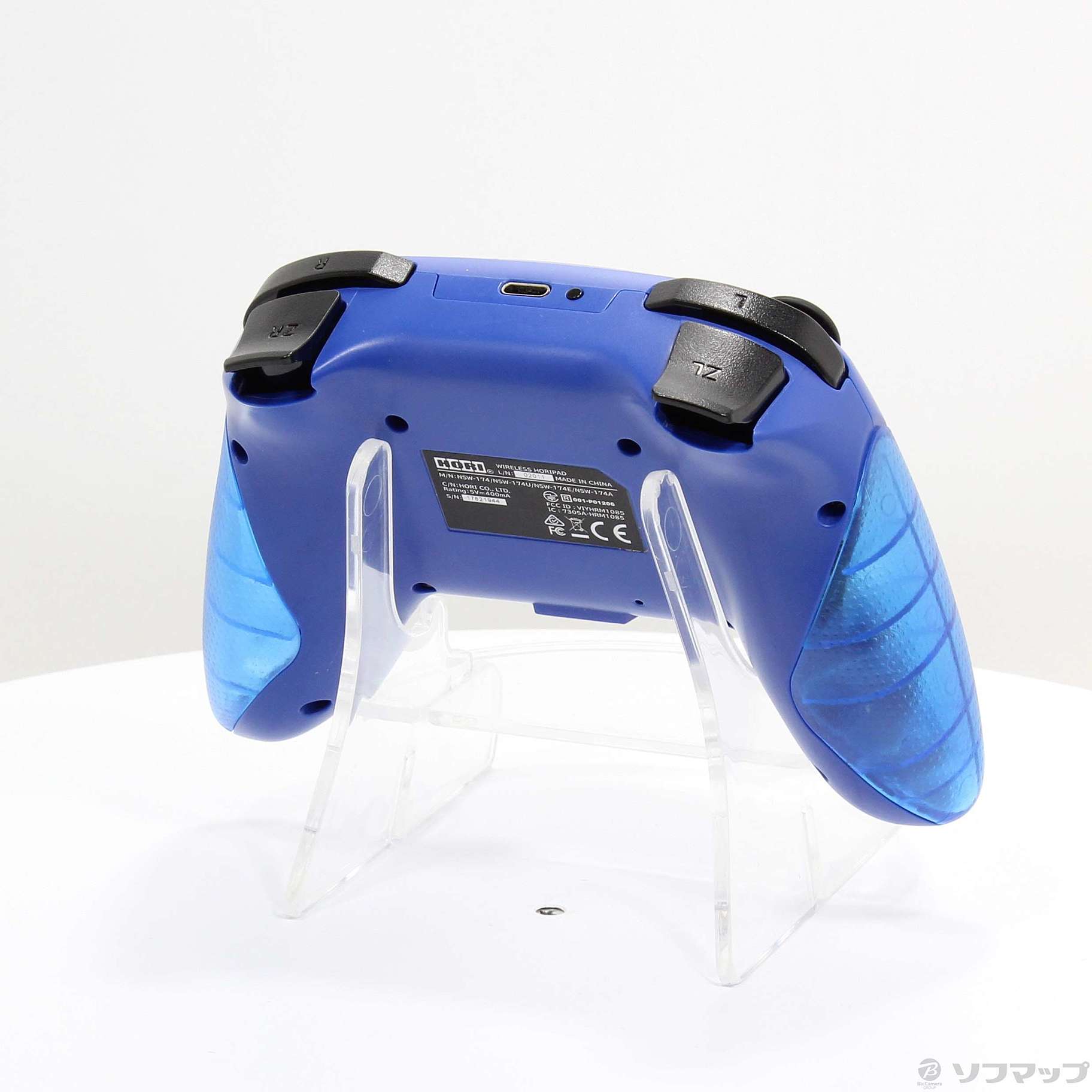 中古】ワイヤレスホリパッド for Nintendo Switch ブルー NSW