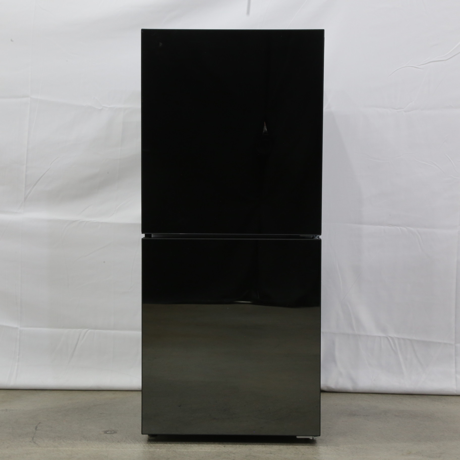 〔展示品〕 冷凍冷蔵庫 HRシリーズ ブラック HR-GJ12B ［幅49.5cm ／121L ／2ドア ／右開きタイプ ／2022年］