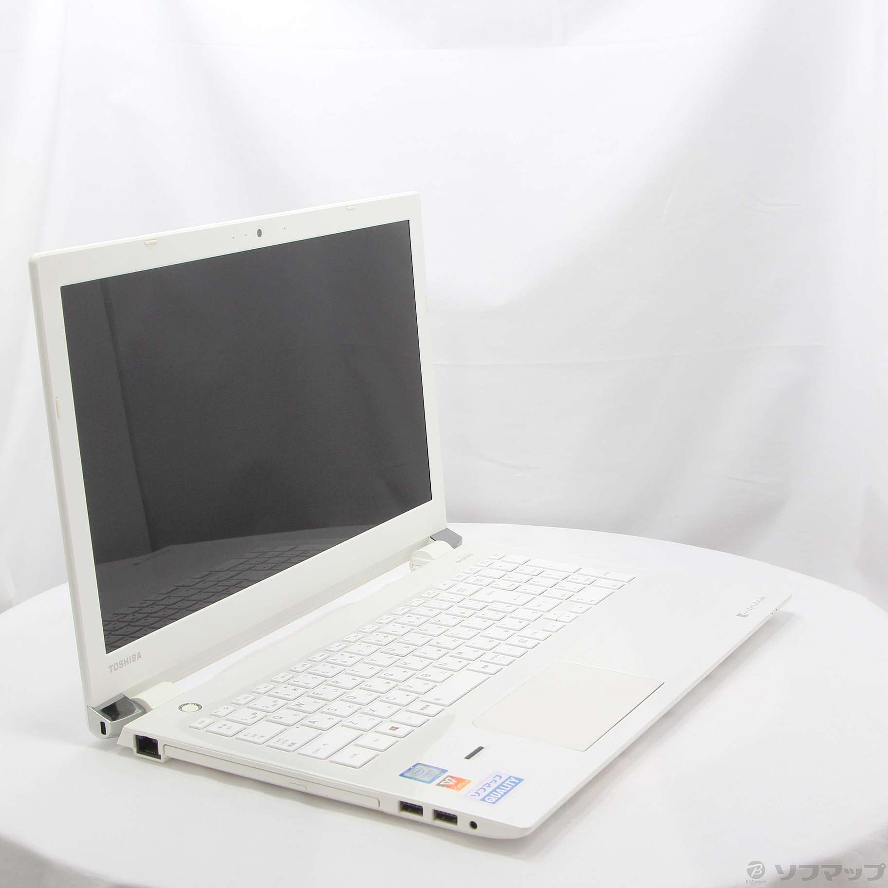 中古】dynabook T75／CW PT75CWP-BJA2 リュクスホワイト 〔Windows 10〕 ［Core-i7-7500U  (2.7GHz)／8GB／HDD1TB／15.6インチワイド］ [2133055070921] - リコレ！|ビックカメラグループ  ソフマップの中古通販サイト - マストバイ