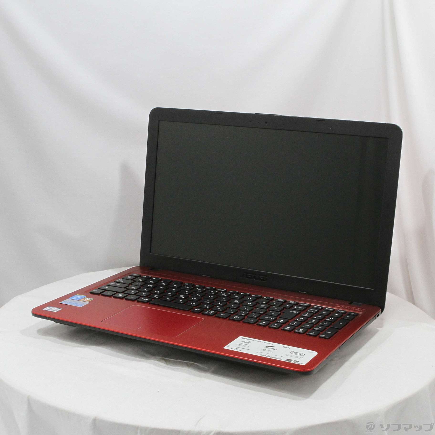 中古】格安安心パソコン VivoBook X540LA X540LA-RED レッド 〔Windows 10〕 ［Core-i3-4005U  (1.7GHz)／4GB／HDD500GB／15.6インチワイド］ [2133055074172] - リコレ！|ビックカメラグループ  ソフマップの中古通販サイト