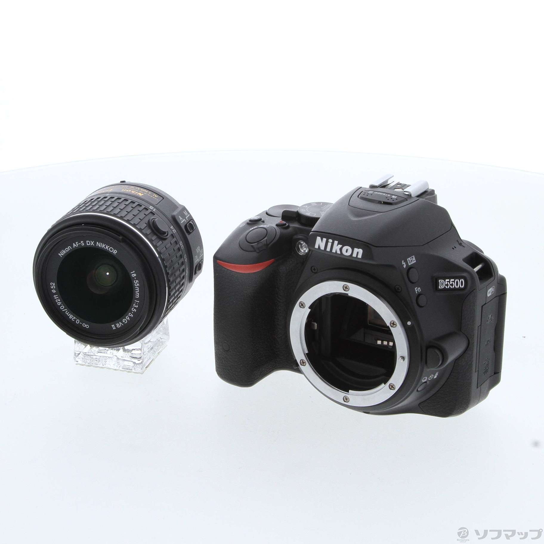 中古】NIKON D5500 18-55 VRII レンズキット ブラック [2133055074301 ...