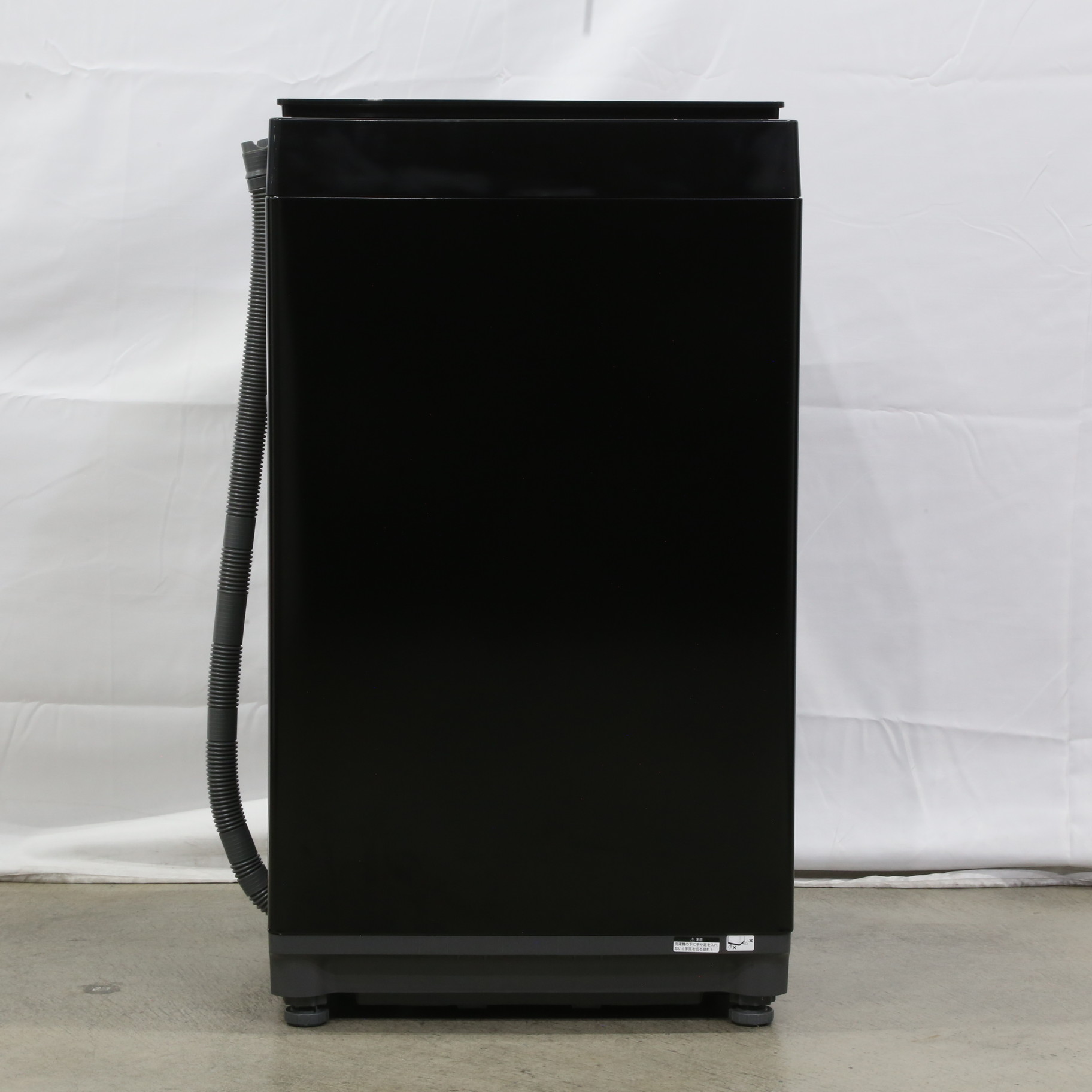〔展示品〕 全自動電気洗濯機 ブラック WM-ED55B ［洗濯5.5kg ／簡易乾燥(送風機能) ／上開き］