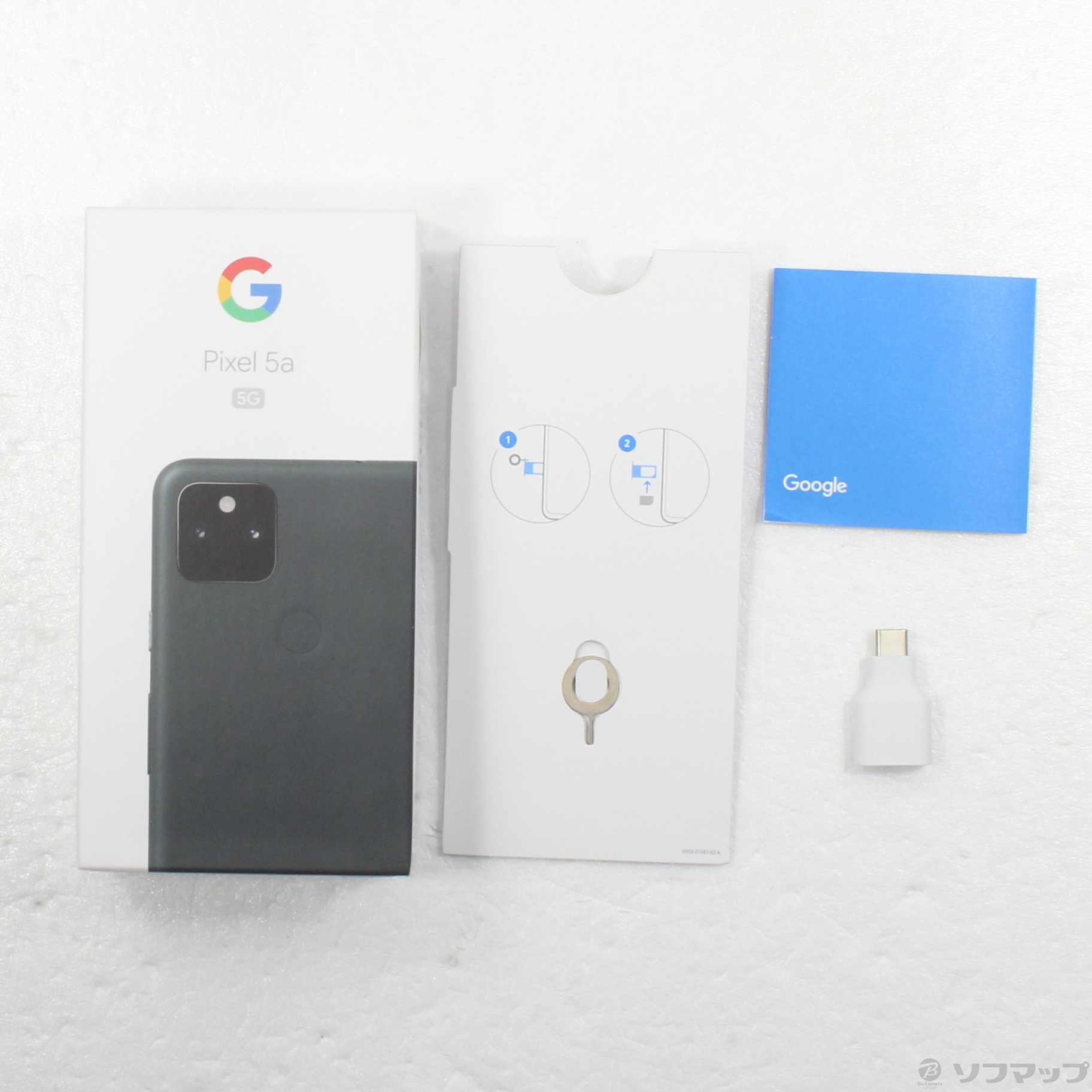 中古品（難あり）〕 Google Pixel 5a (5G) 128GB モーストリーブラック ...