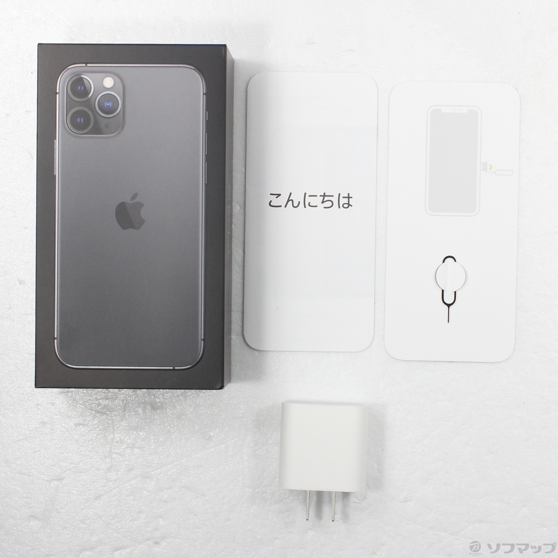 中古】iPhone11 Pro 256GB スペースグレイ MWC72J／A SIMフリー 