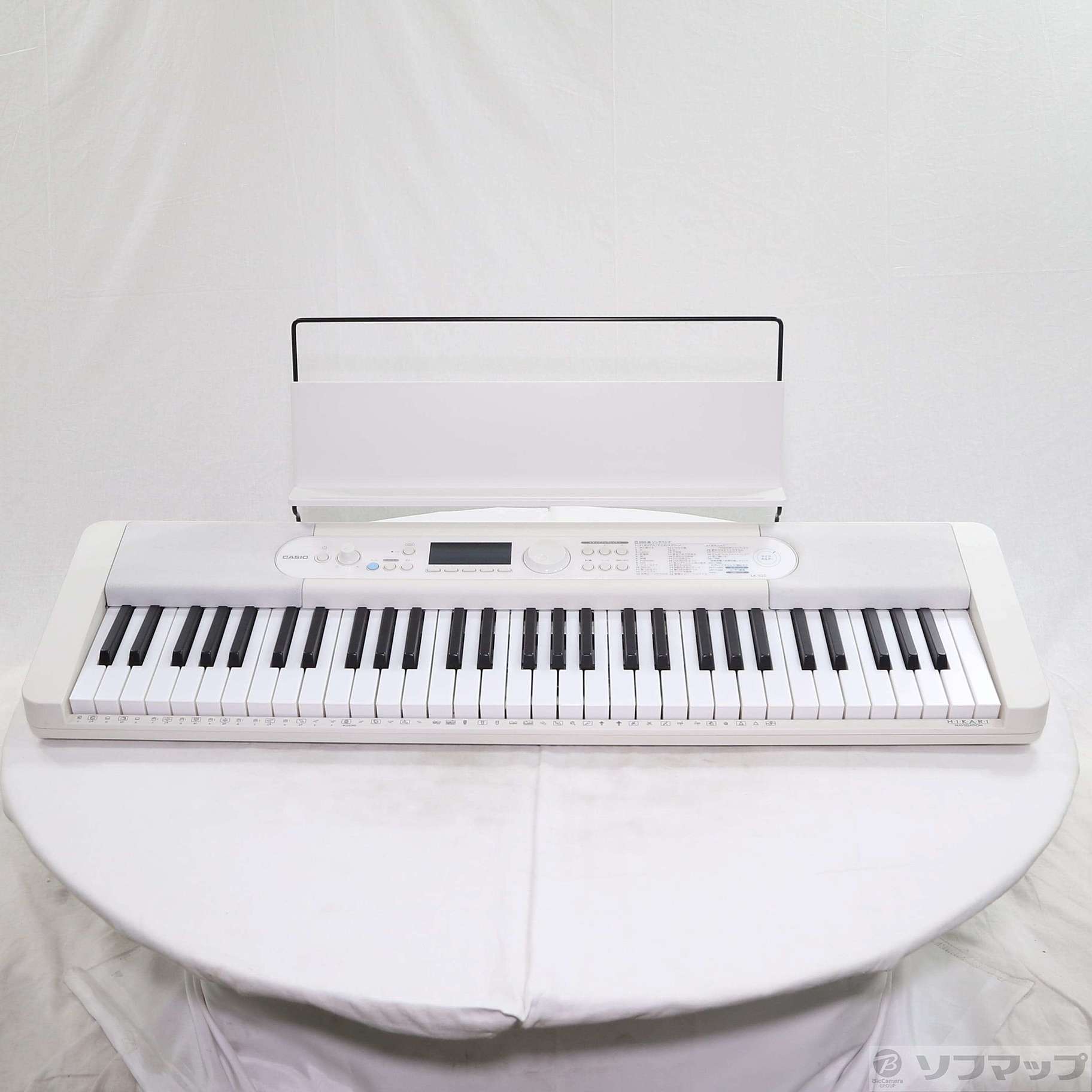 光る鍵盤で楽しく上達！CASIO Casiotone LK-520（中古）