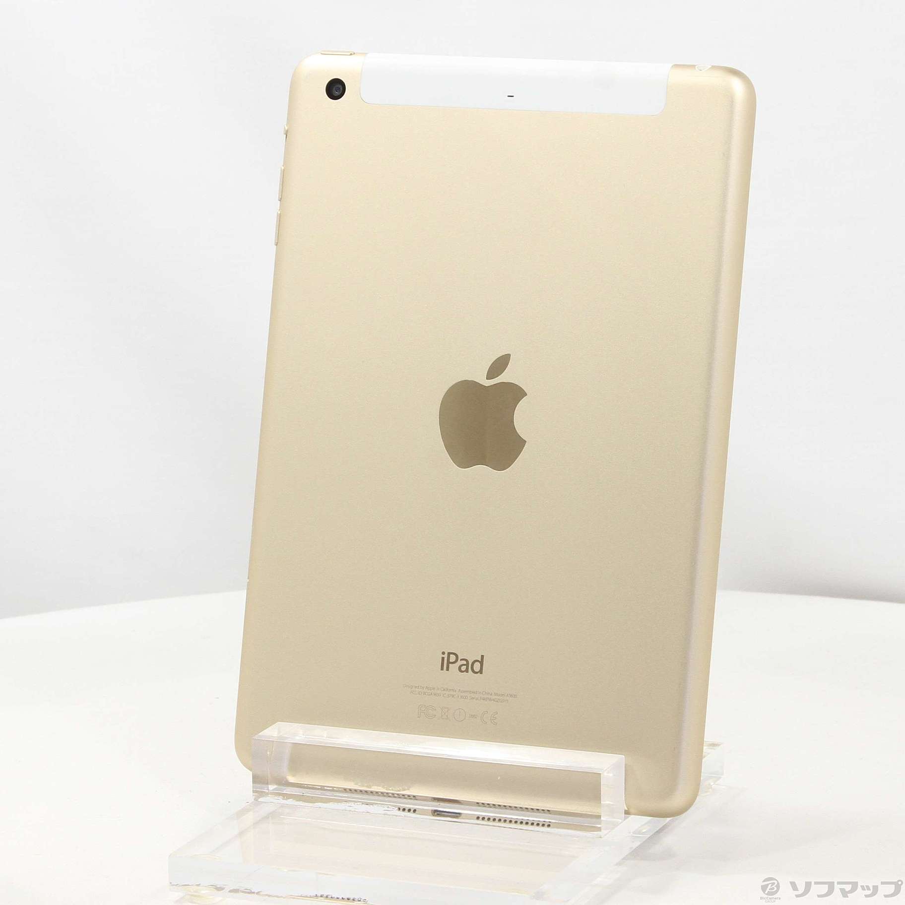 (中古)Apple iPad mini 3 64GB ゴールド MGYN2J/A SoftBank(368-ud)