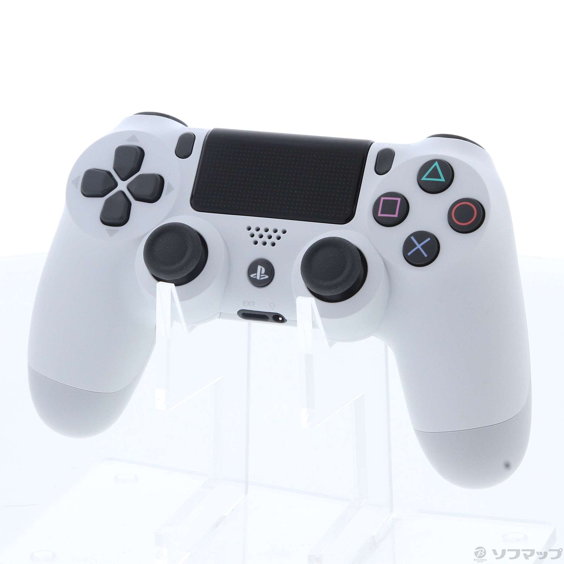 中古品〕 ワイヤレスコントローラー DUALSHOCK4 グレイシャー 