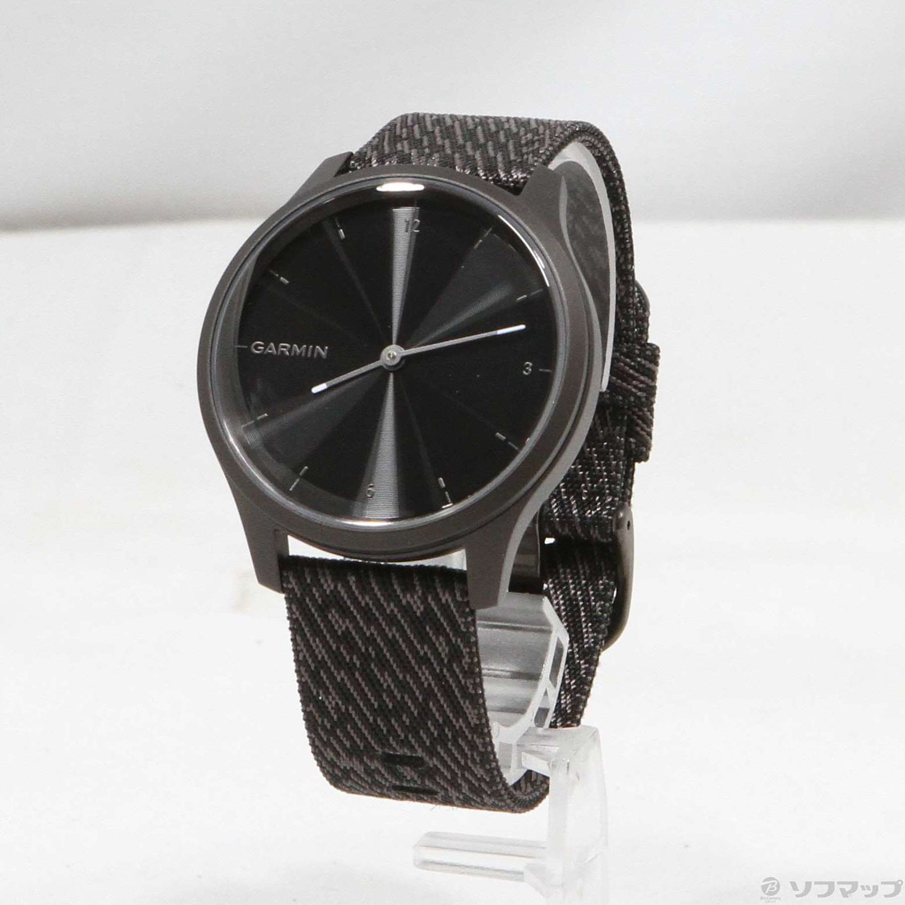 GARMIN VIVOMOVE STYLE ブラックペッパーナイロン/スレイト ヨドバシ.com - ガーミン GARMIN vivomove Style Black Pepper