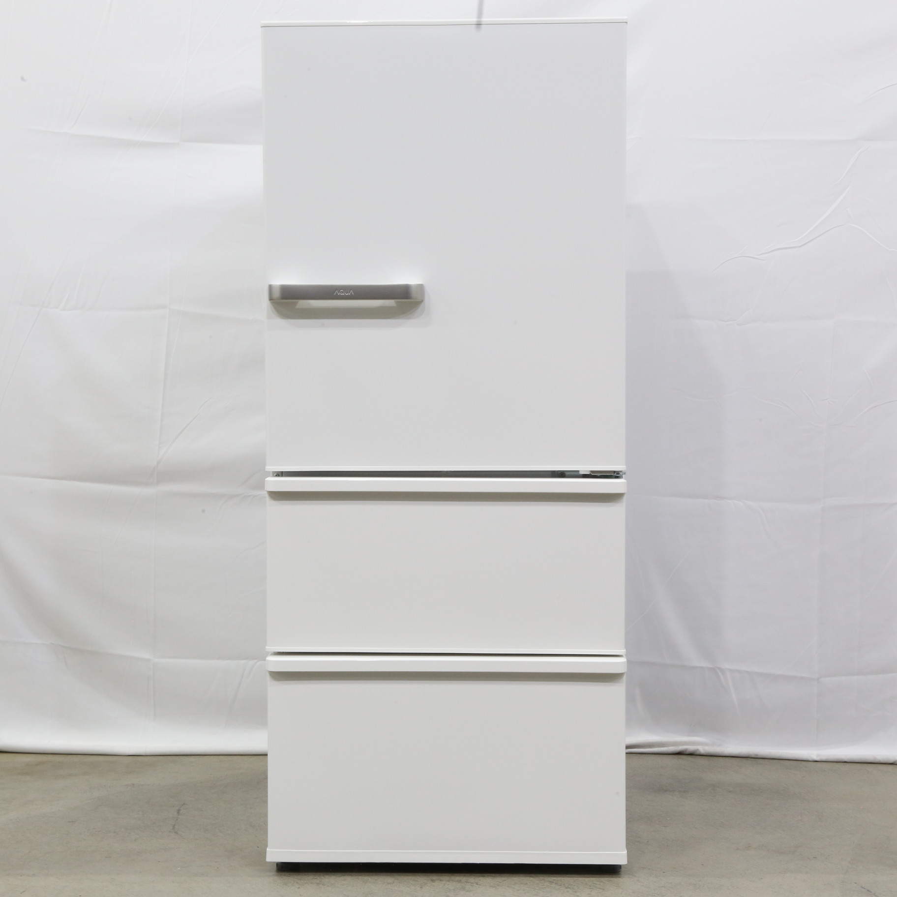 AQUA 冷蔵庫 AQR-27N2(W) 272L 中古】〔展示品〕 冷蔵庫 ミルク AQR 