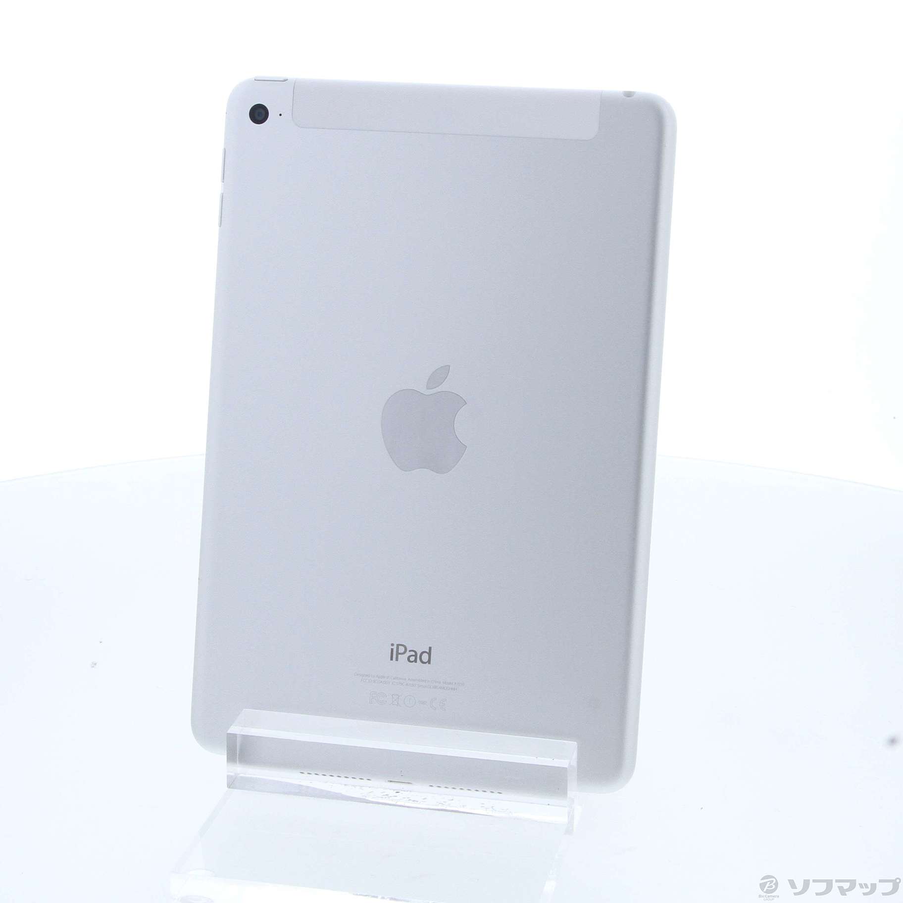 定番100%新品SoftBank MK702J/A iPad mini 4 Wi-Fi+Cellular 16GB シルバー第4世代 iPad本体