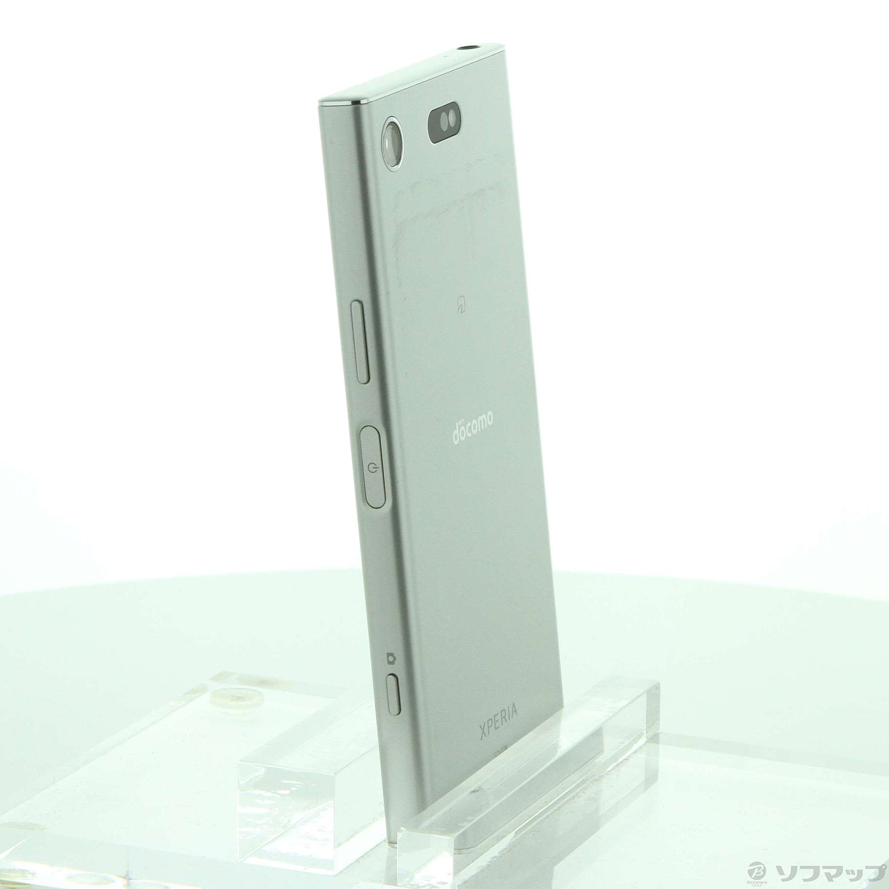 中古品〕 Xperia XZ1 Compact 32GB ホワイトシルバー SO-02K docomo 