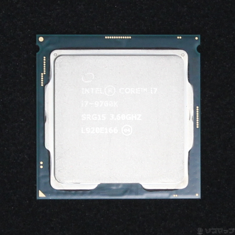 中古】Core i7 9700K 〔3.6GHz／LGA 1151〕 [2133055138157] - リコレ！|ビックカメラグループ  ソフマップの中古通販サイト