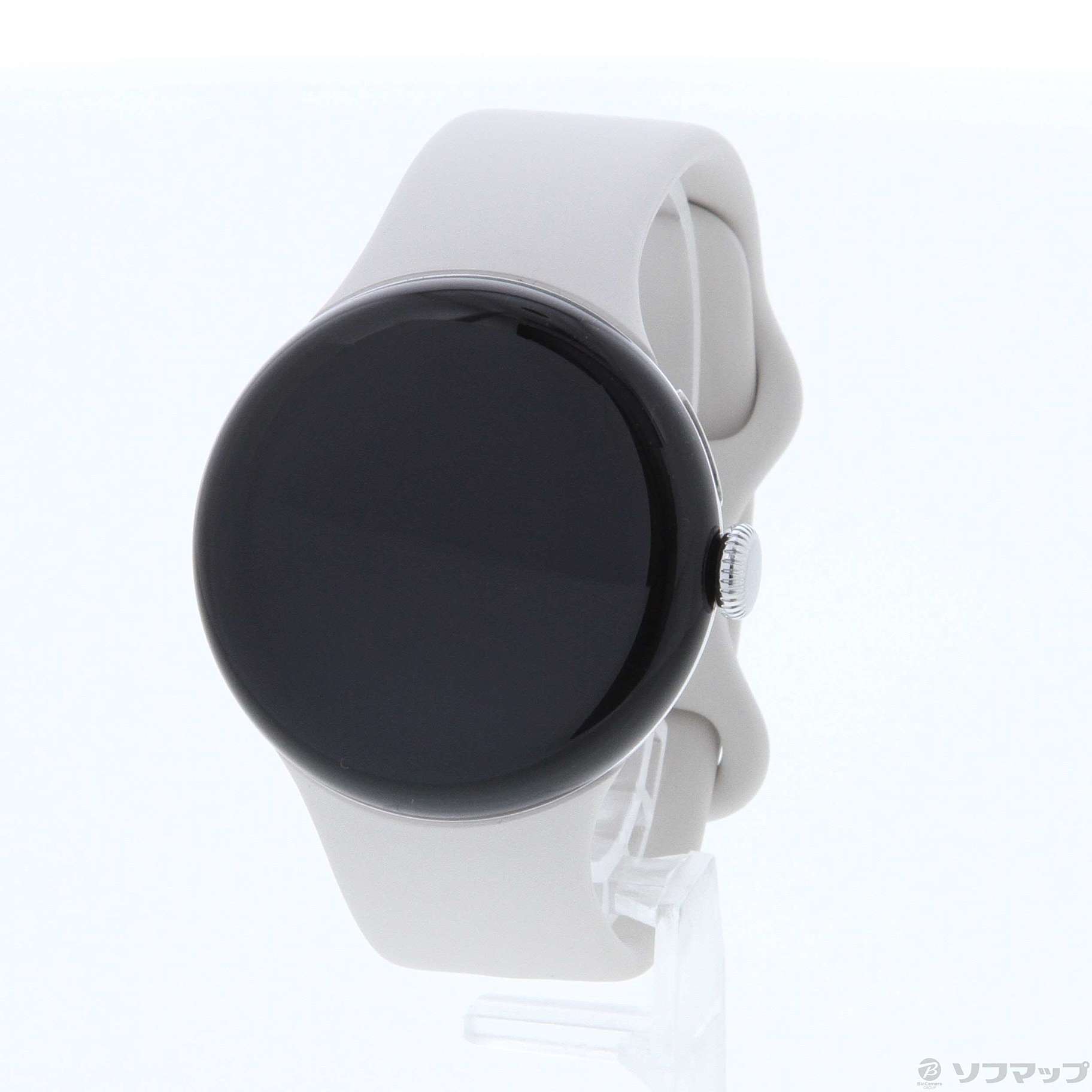 中古】Google Pixel Watch 2 GA05031-GB Polished Silver アルミケース 
