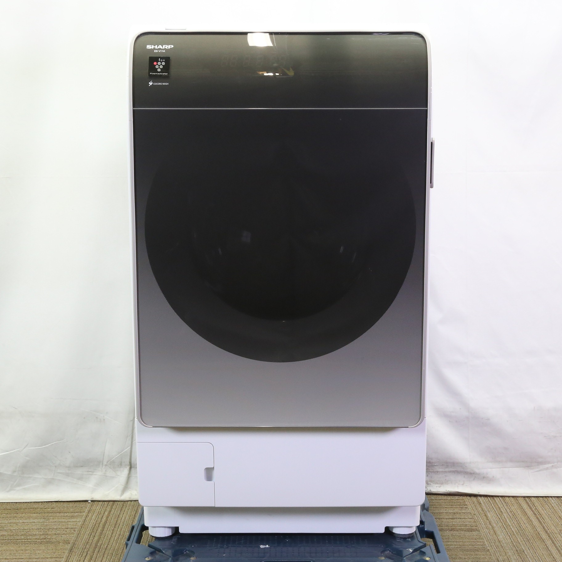 〔展示品〕 ドラム式洗濯乾燥機 アッシュゴールド ES-V11A-NL ［洗濯11.0kg ／乾燥6.0kg ／ヒートポンプ乾燥 ／左開き］