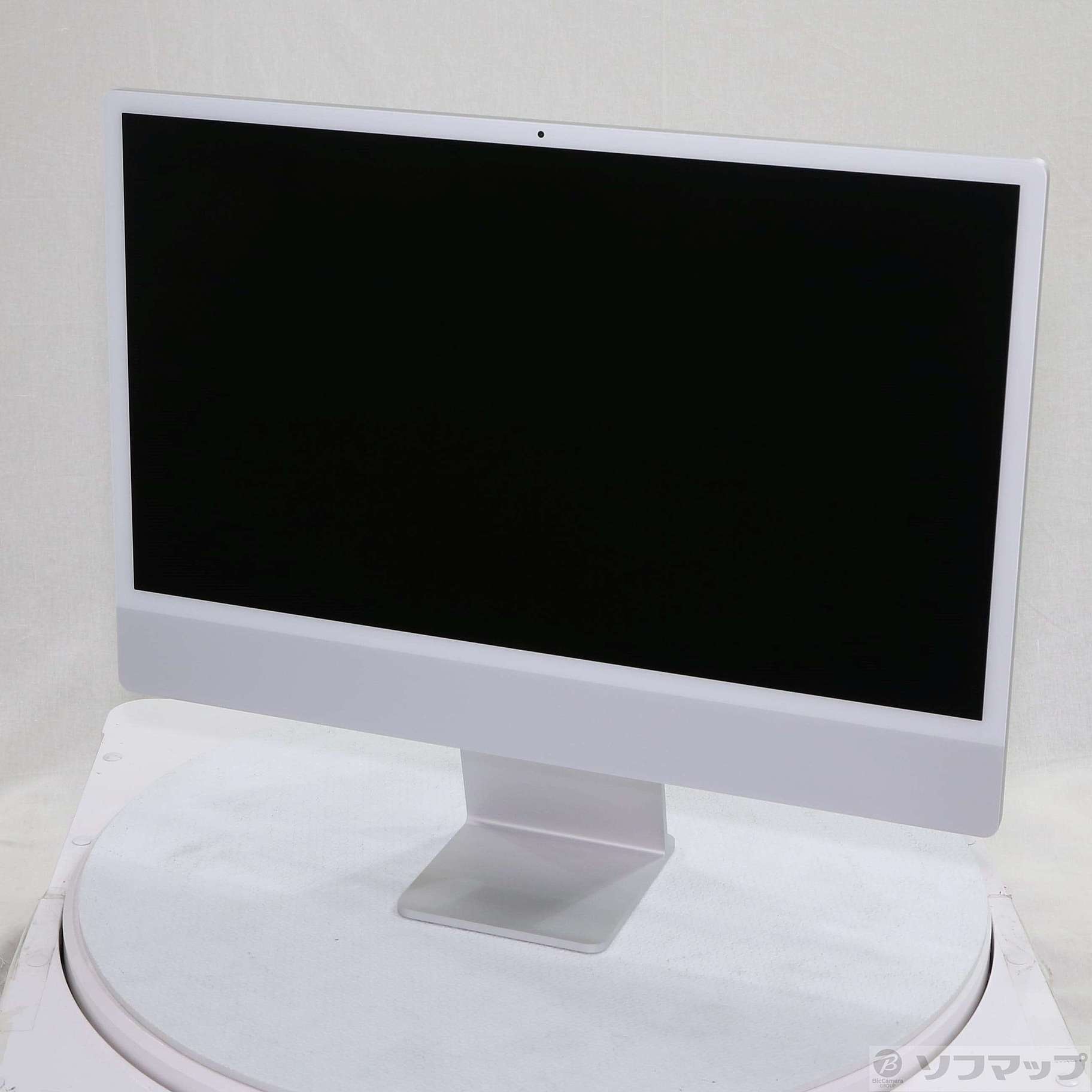 (中古)Apple iMac 24-inch Mid 2021 MGPD3J/A Apple M1 8コアCPU_8コアGPU 8GB SSD512GB シルバー (12.7 Monterey)(297-ud)