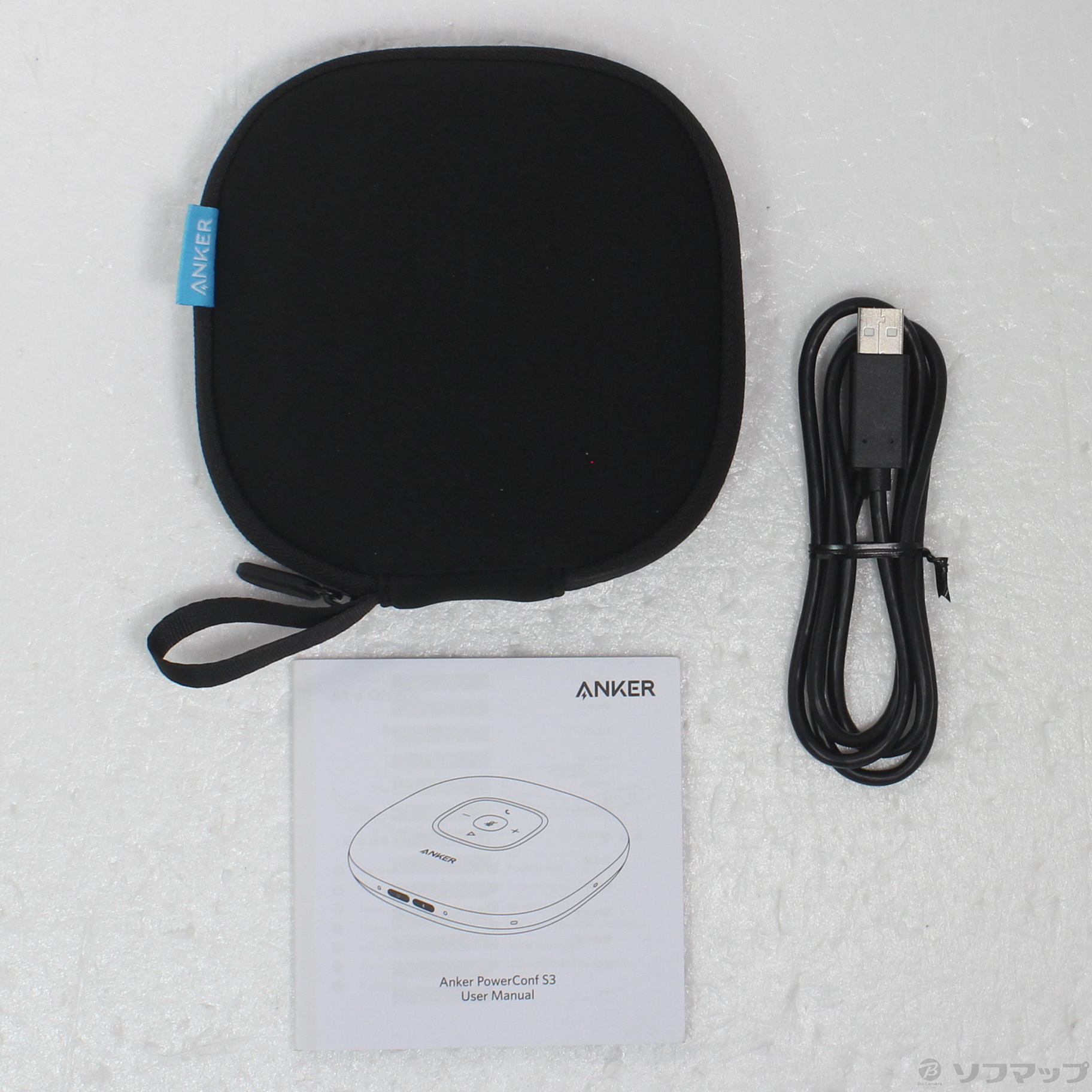中古品〕 PowerConf S3 ブラック A3302011|の通販はソフマップ 中古品〕 PowerConf S3 ブラック A3302011|の通販はソフマップ