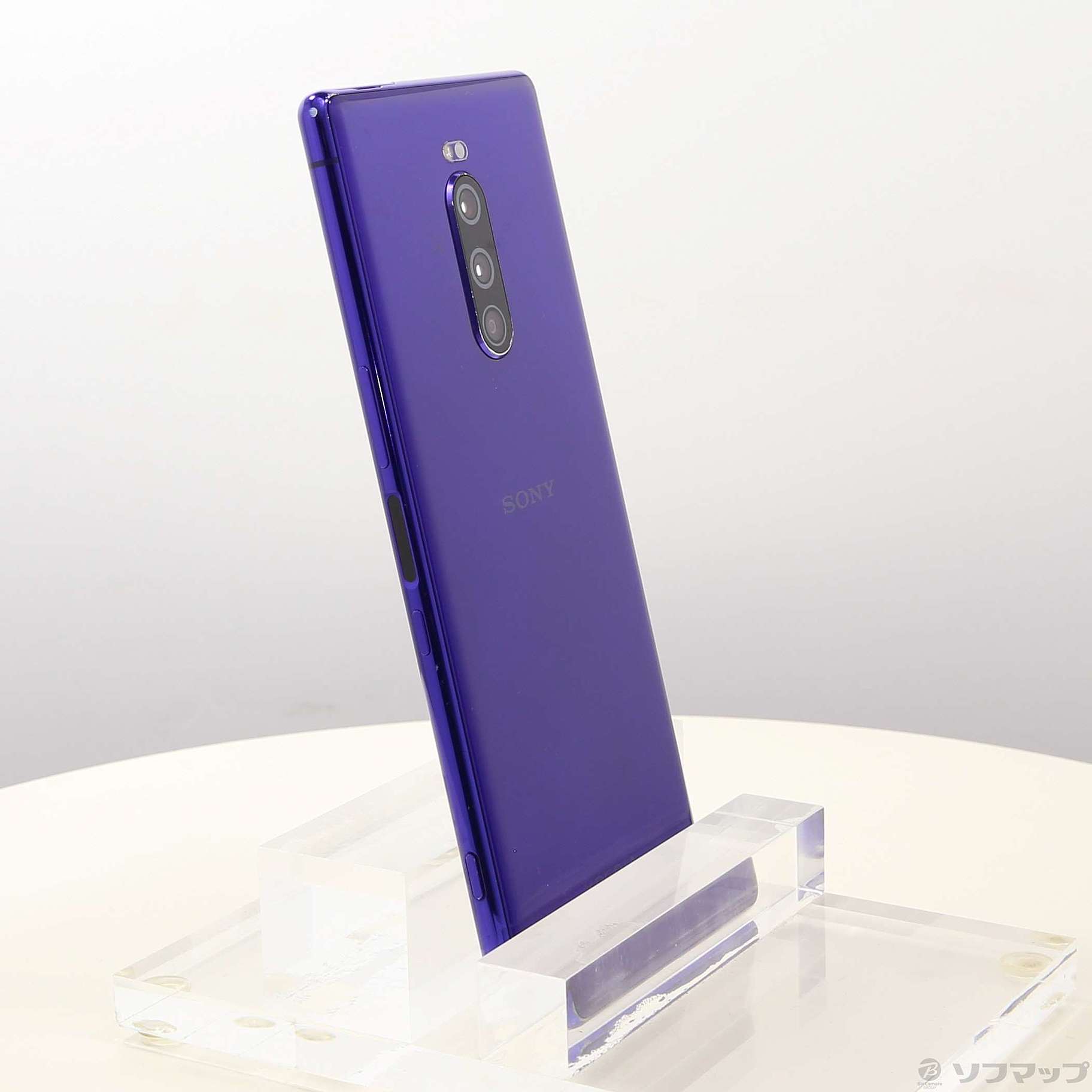 中古品〕 Xperia 1 64GB パープル SOV40 auロック解除SIMフリー｜の ...