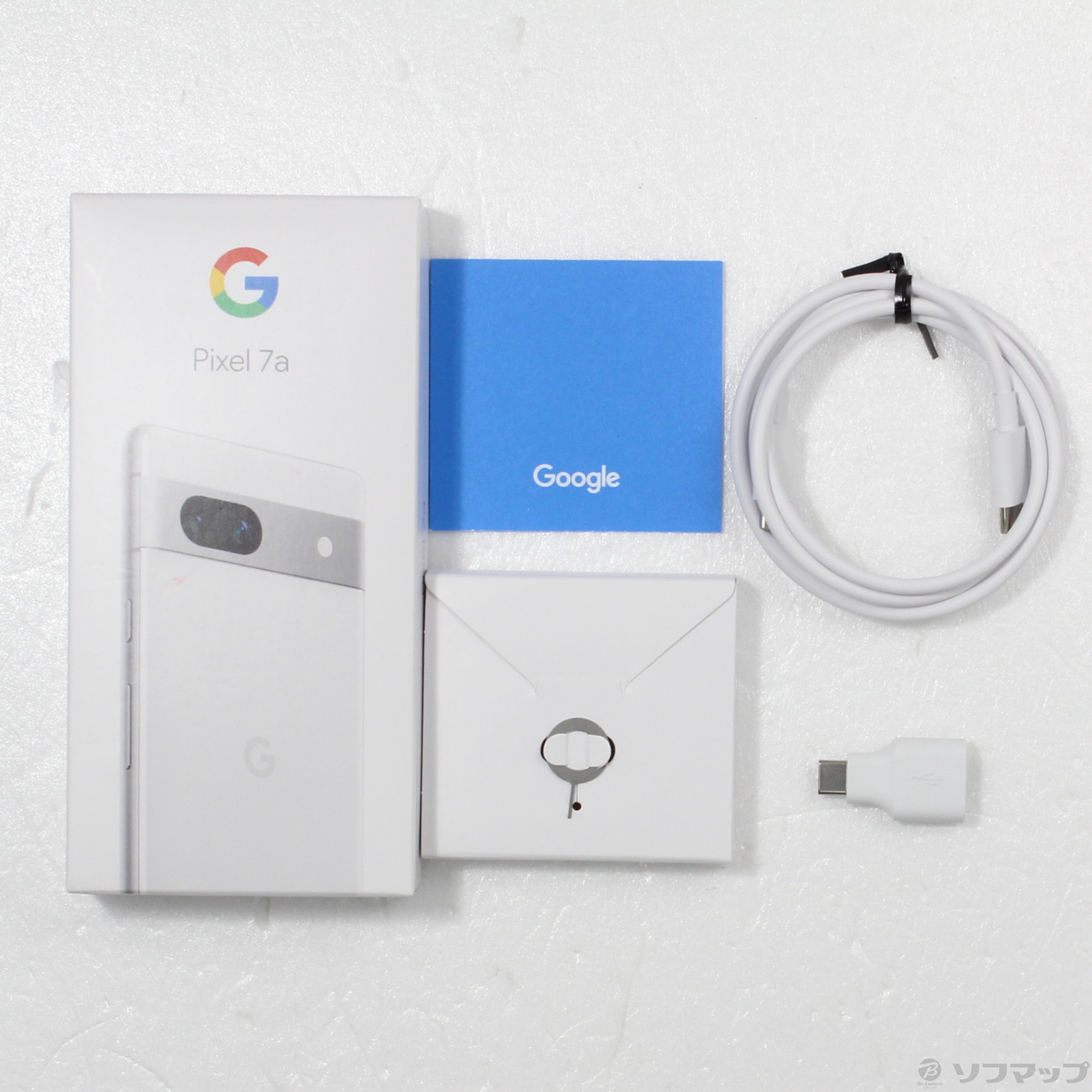 中古】Google Pixel 7a 128GB スノー GA04274-JP SIMフリー