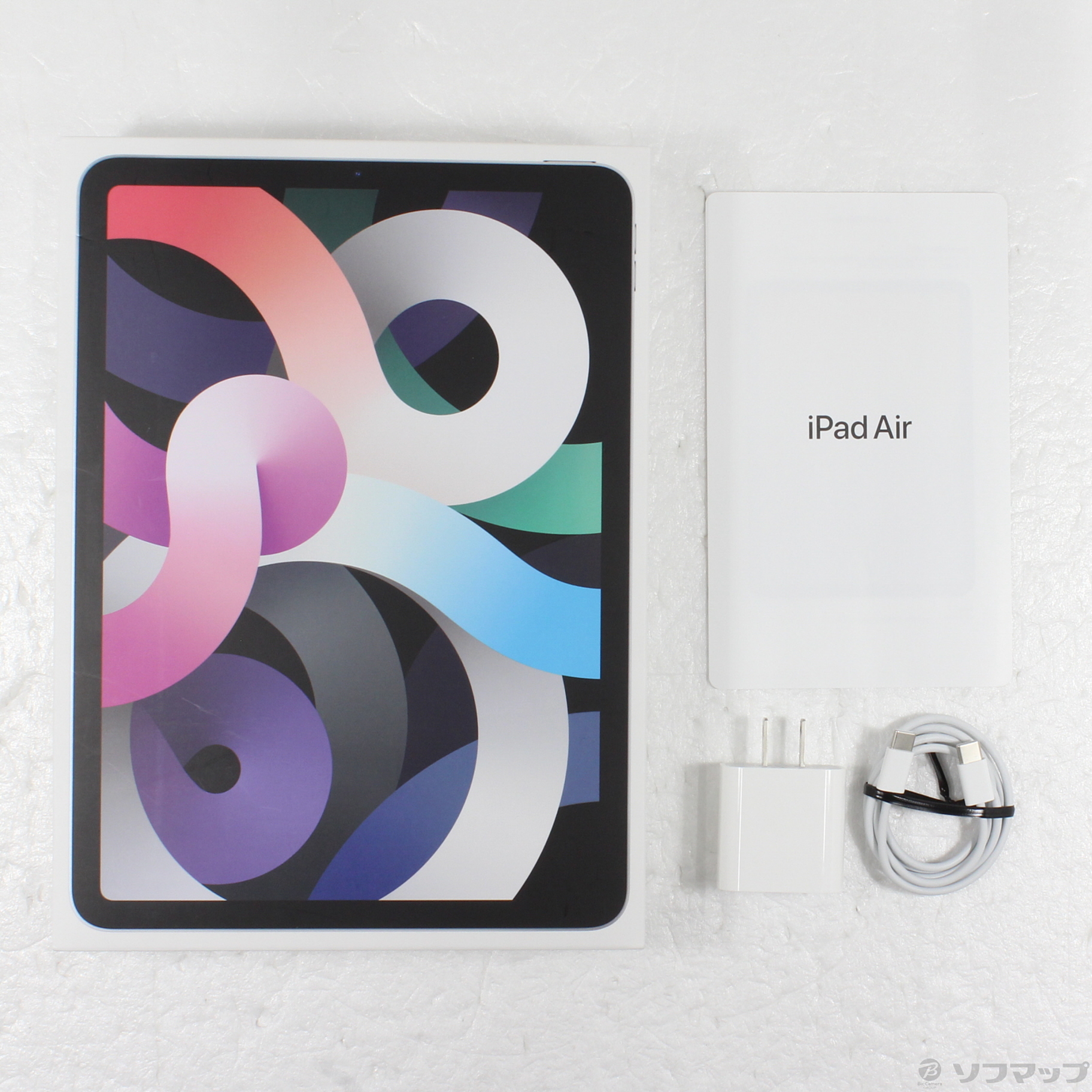 中古】iPad Air 第4世代 64GB シルバー MYFN2J／A Wi-Fi ［10.9インチ