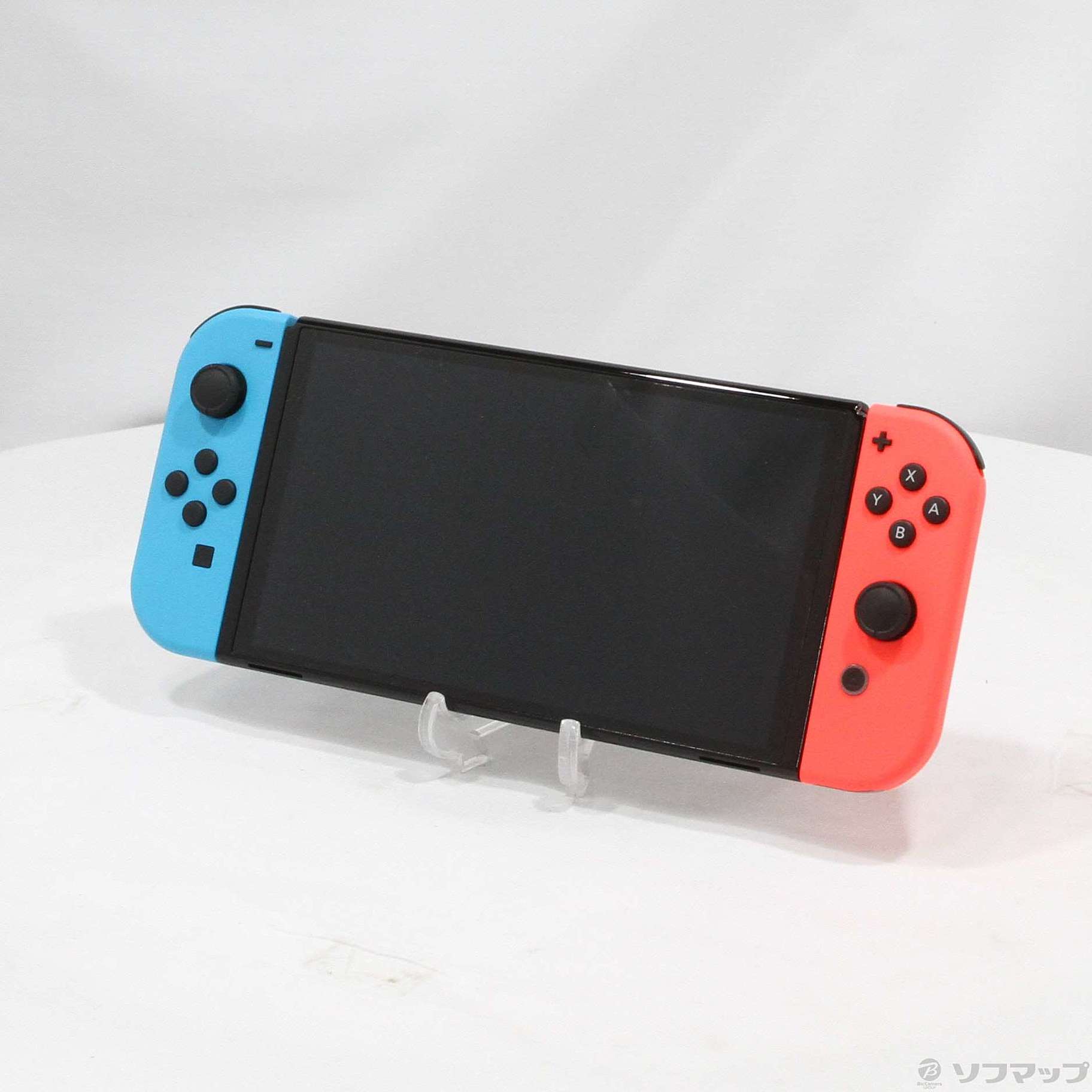 中古】Nintendo Switch 有機ELモデル Joy-Con(L) ネオンブルー／(R ...