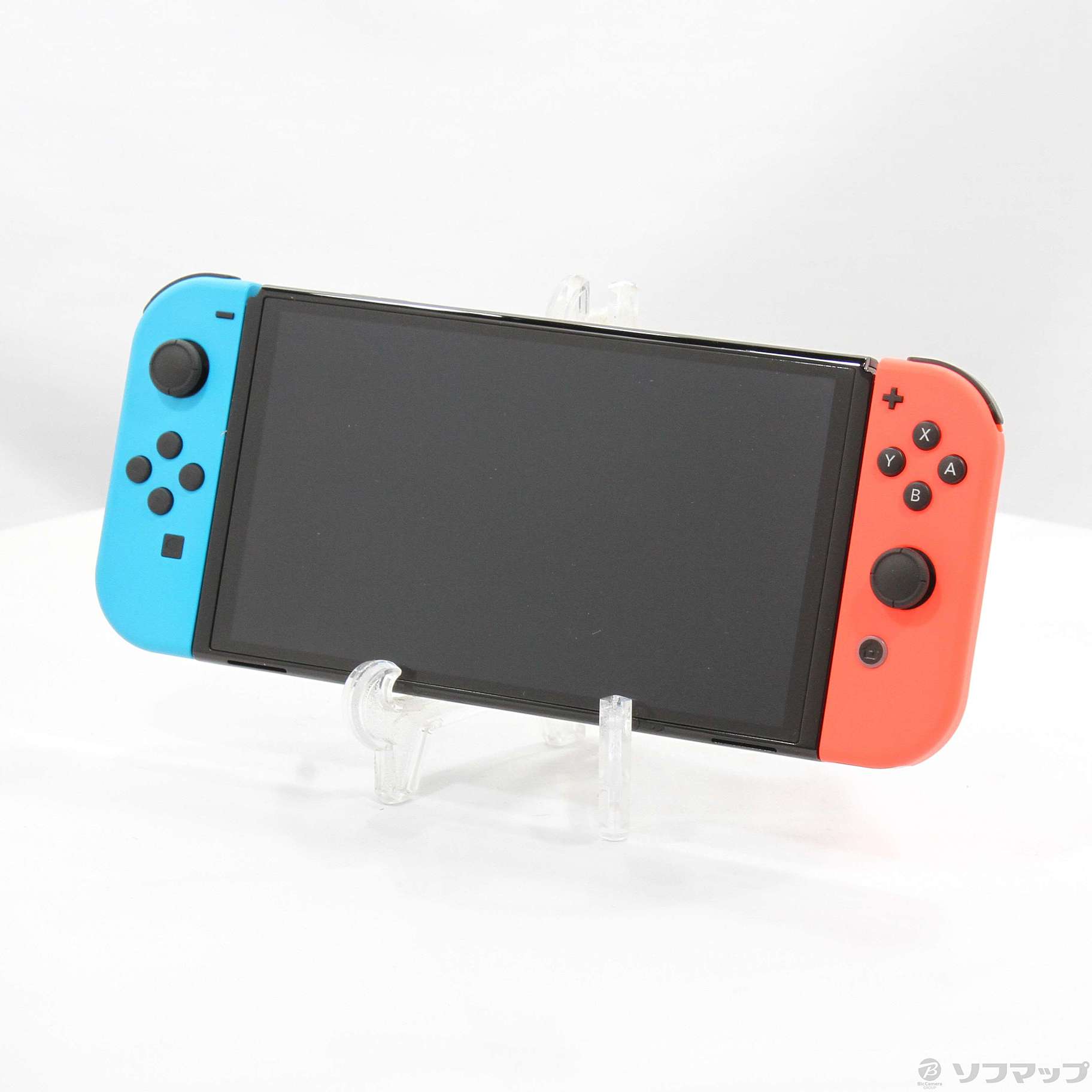 中古品〕 Nintendo Switch 有機ELモデル Joy-Con(L) ネオンブルー／(R ...