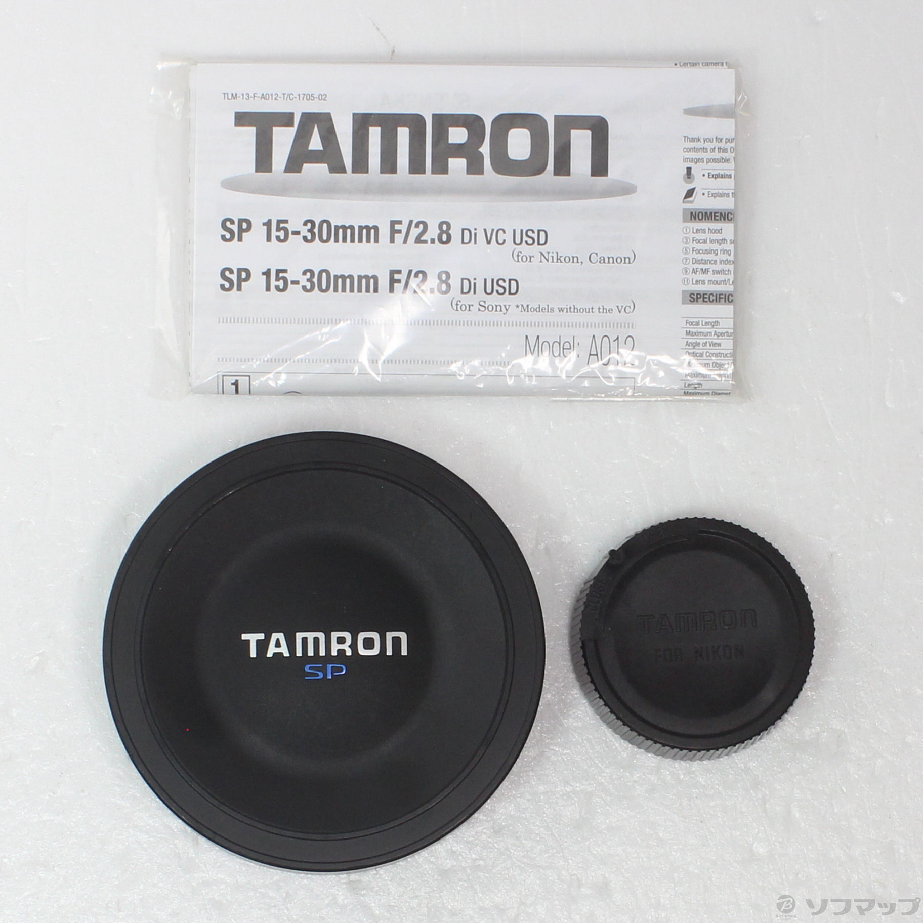 中古】TAMRON SP 15-30mm F2.8 Di VC USD (A012N) (Nikon用レンズ) [2133055192746] -  リコレ！|ビックカメラグループ ソフマップの中古通販サイト