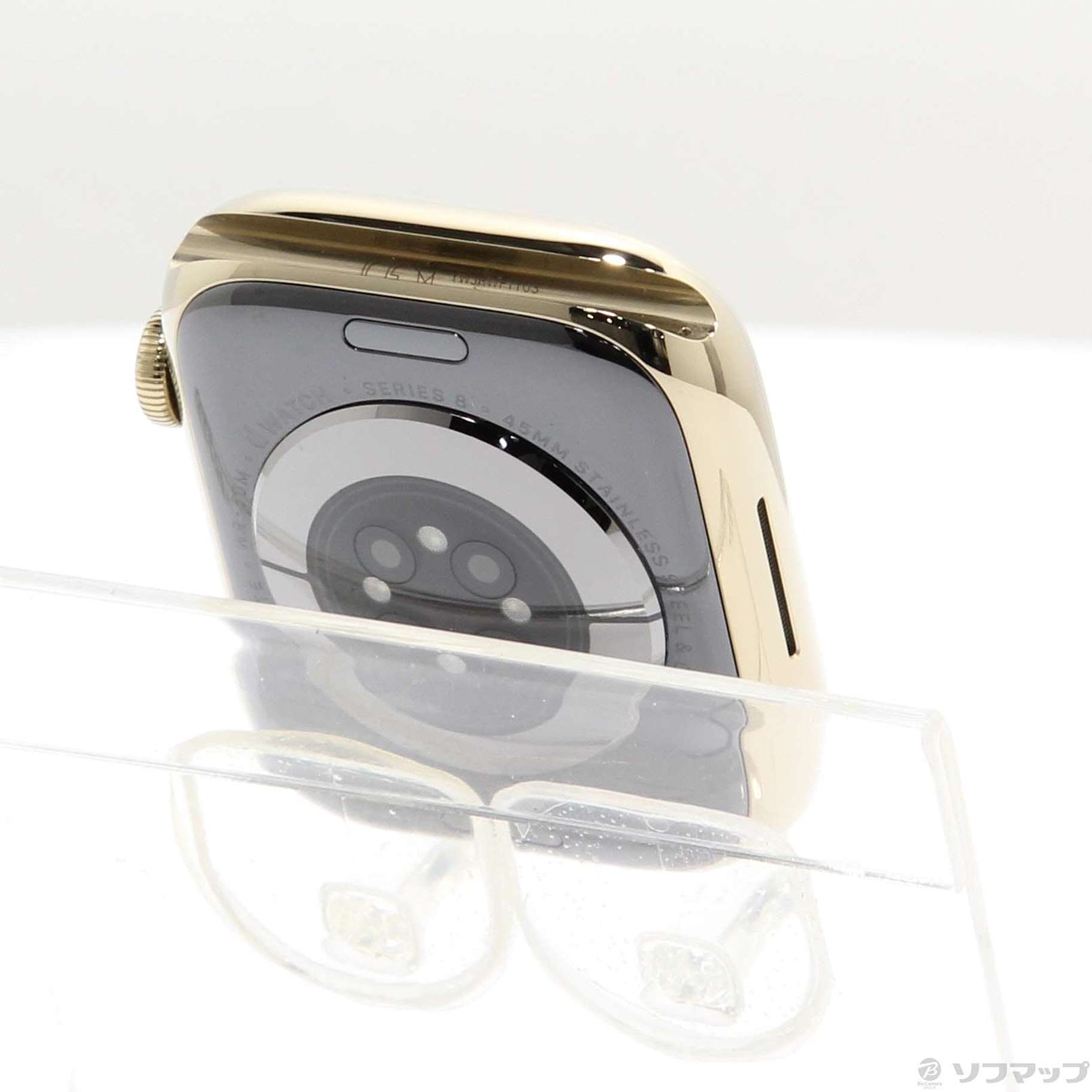 中古】Apple Watch Series 8 GPS + Cellular 45mm ゴールドステンレススチールケース バンド無し  [2133055194160] - リコレ！|ビックカメラグループ ソフマップの中古通販サイト