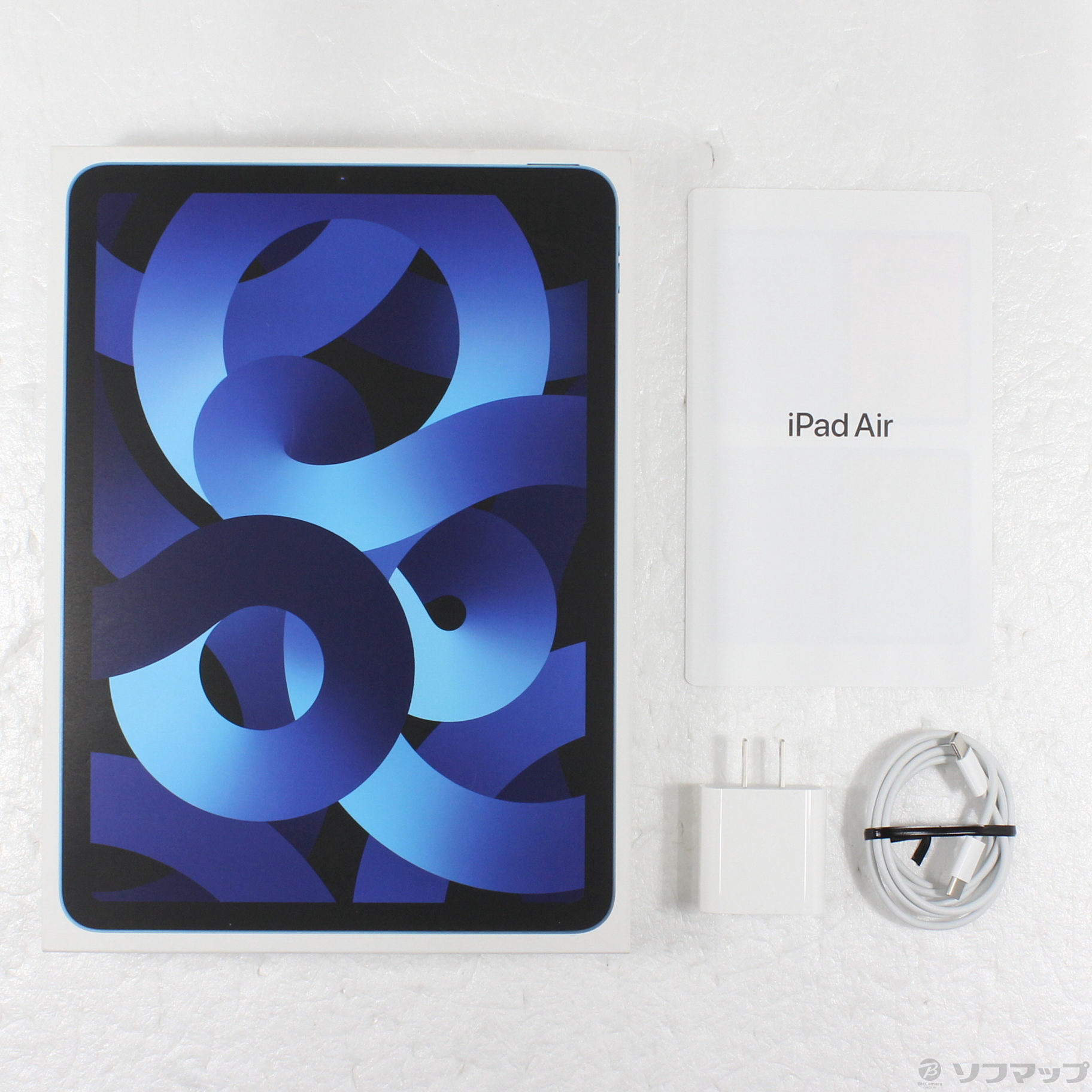 中古】iPad Air 第5世代 64GB ブルー MM9E3J／A Wi-Fi ［10.9インチ 