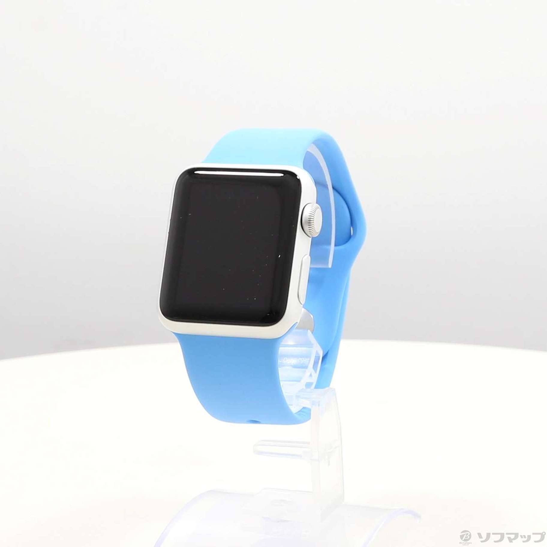 中古】Apple Watch Sport 38mm シルバーアルミニウムケース ブルー 