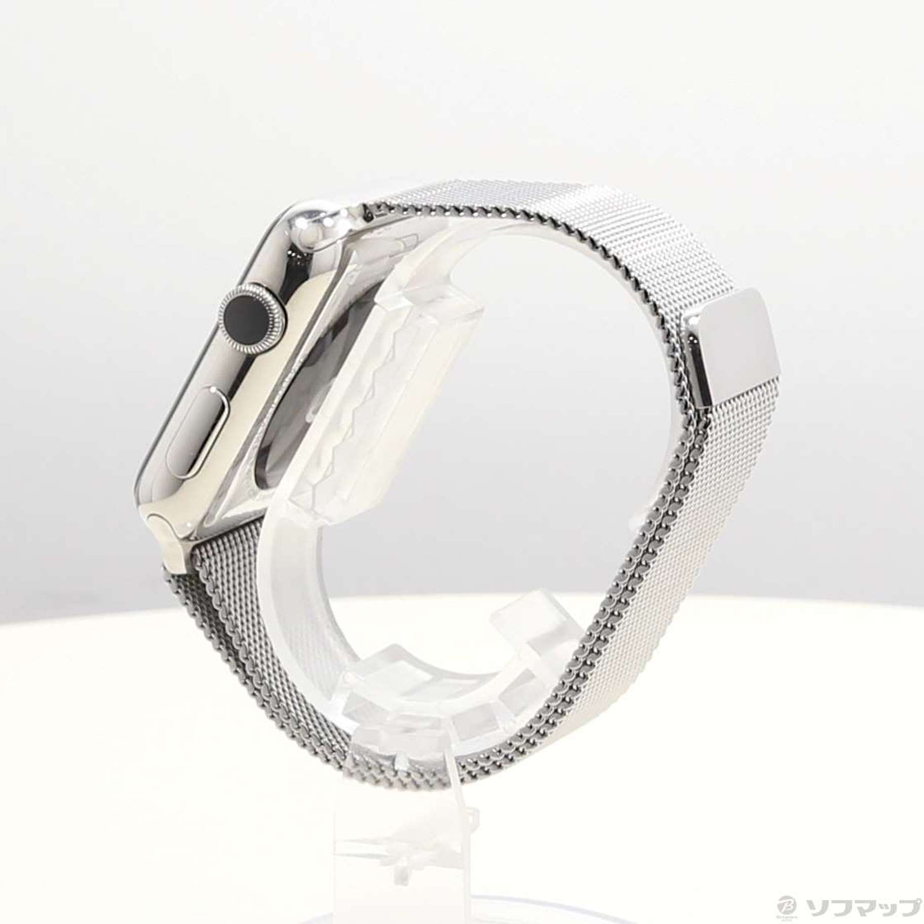 中古】Apple Watch 42mm ステンレススチールケース ミラネーゼループ