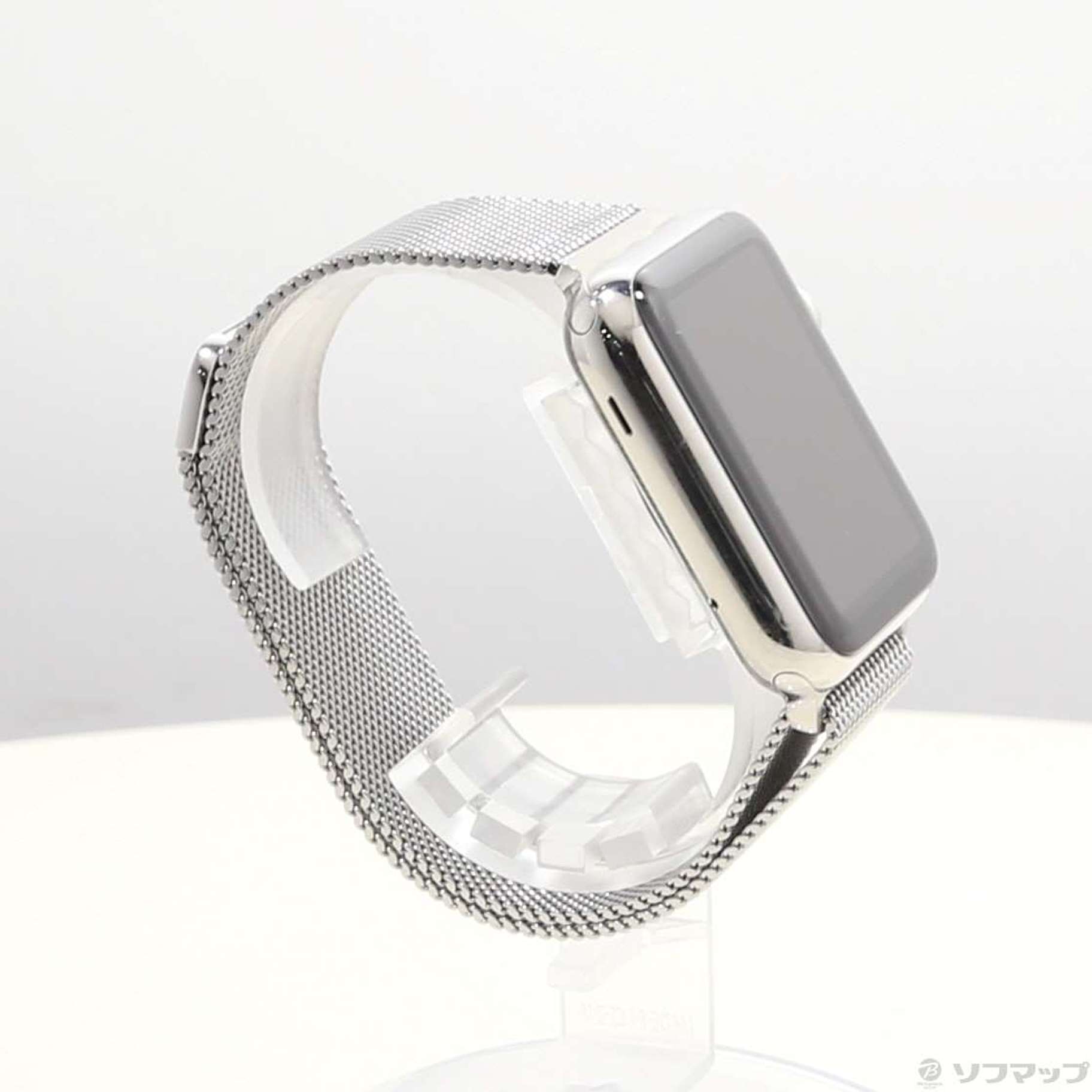 中古】Apple Watch 42mm ステンレススチールケース ミラネーゼループ