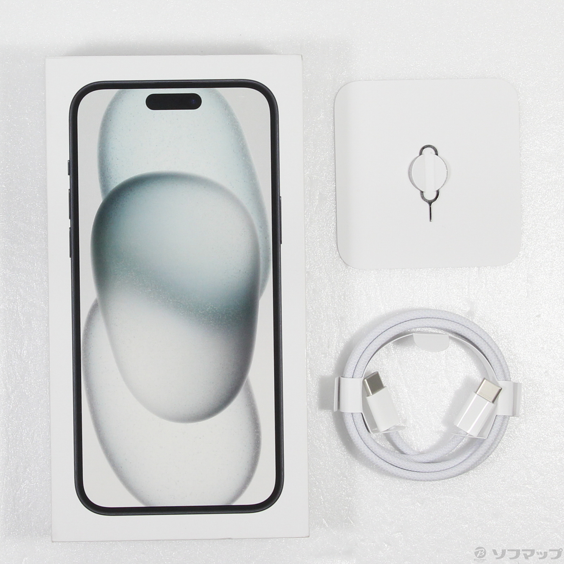 〔中古品〕 iPhone15 Plus 256GB ブラック MU0F3J／A SIMフリー ［6.7インチ有機EL／Apple A16］