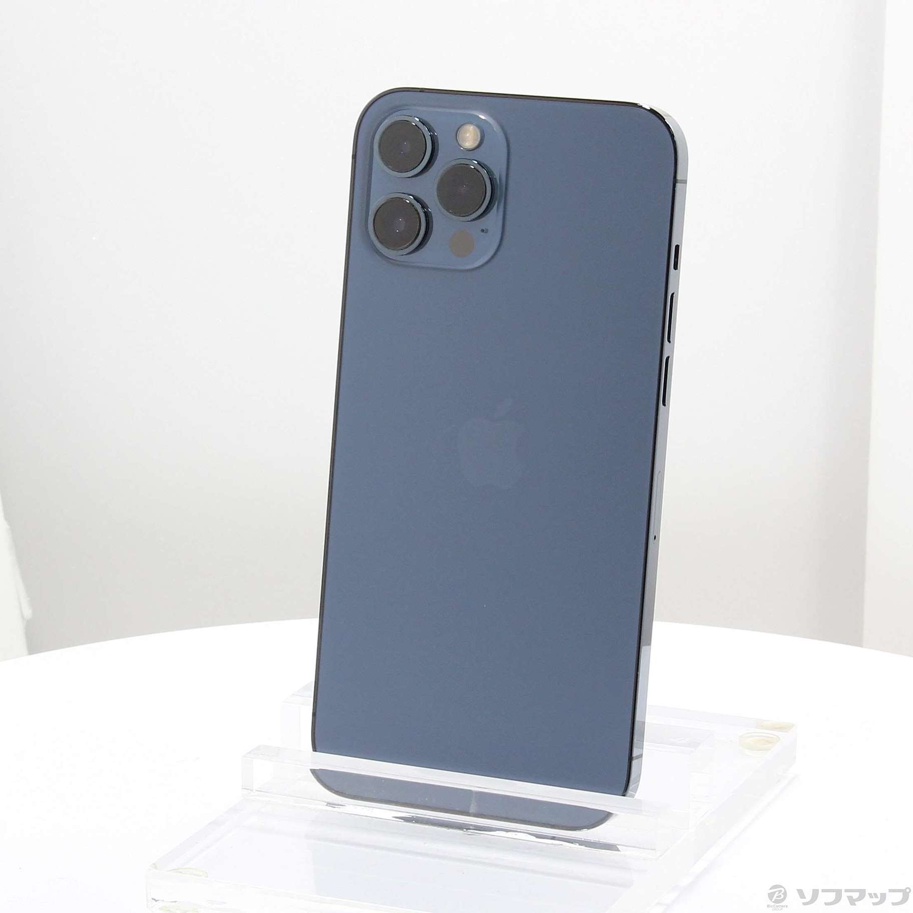 中古】iPhone12 Pro Max 256GB パシフィックブルー MGD23J／A SIM