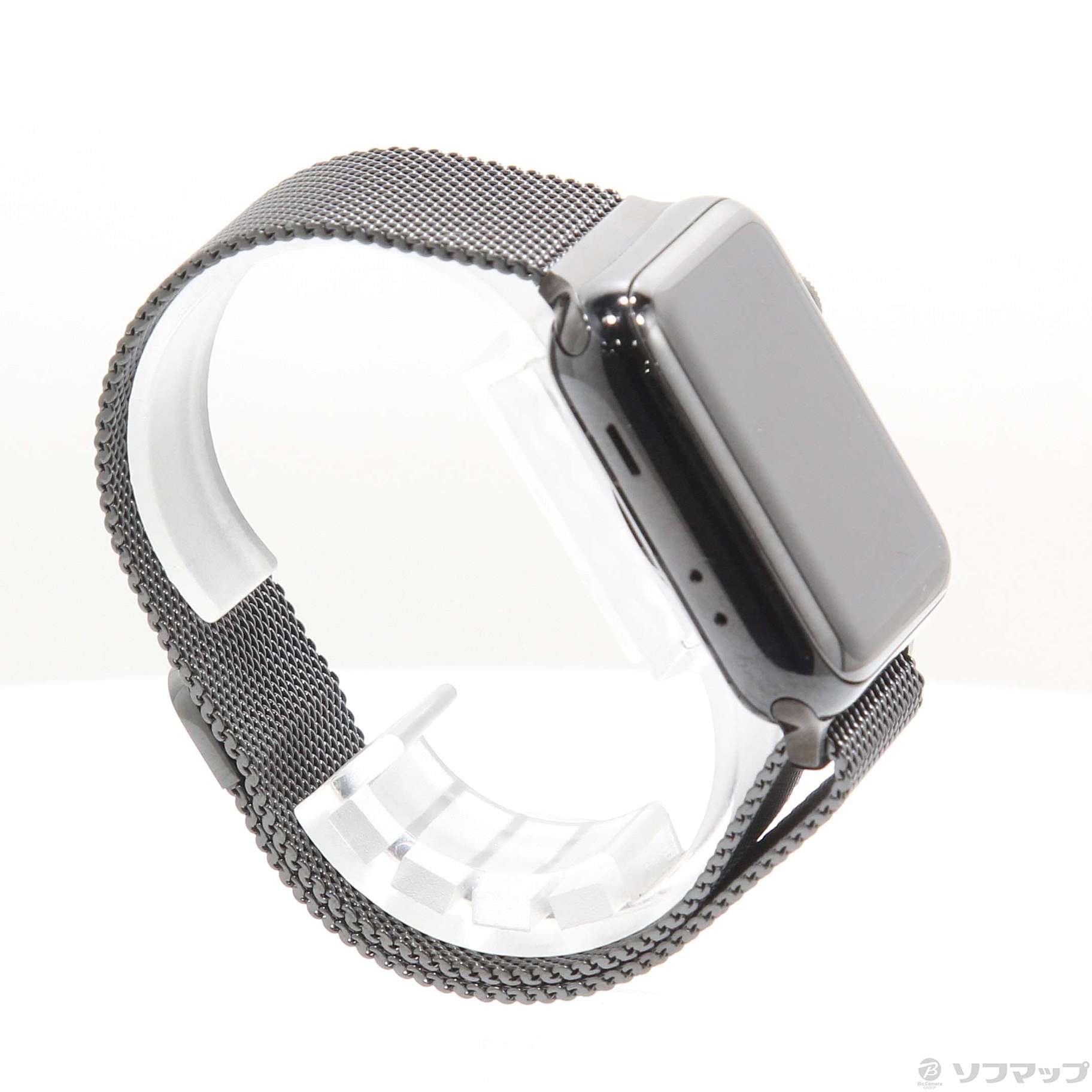 Apple Watch Series 3 GPS + Cellular 38mm スペースブラックステンレススチールケース  スペースブラックミラネーゼループ