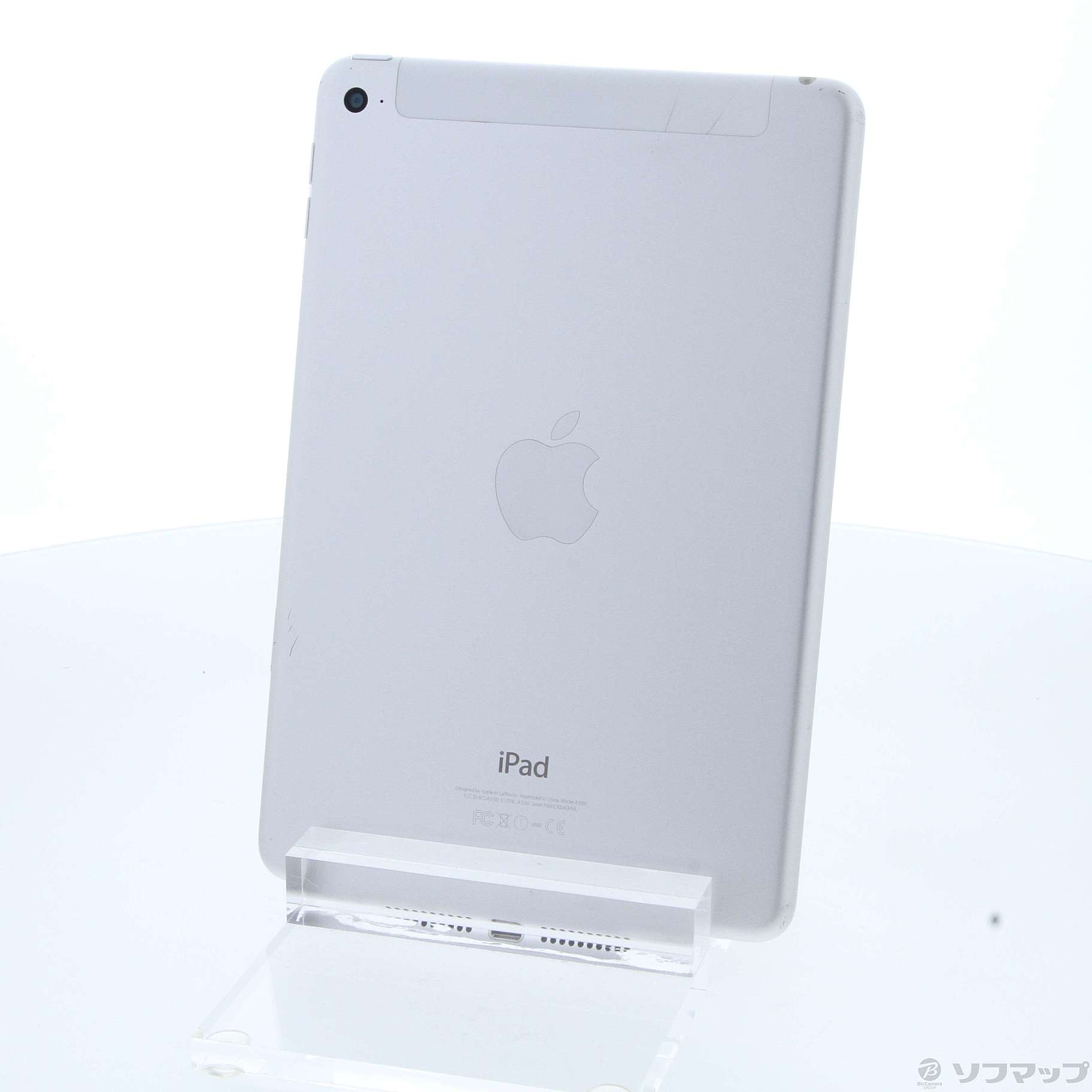 iPad mini 4 64GB シルバー FK732J／A SIMフリー ［7.9インチ液晶／Apple A8］